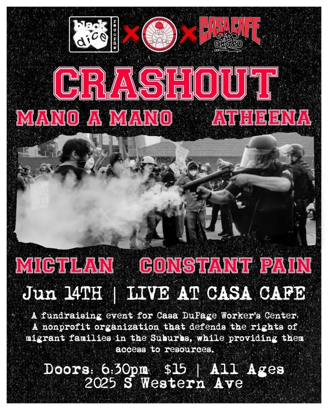 CRASHOUT AT CASA CAFE