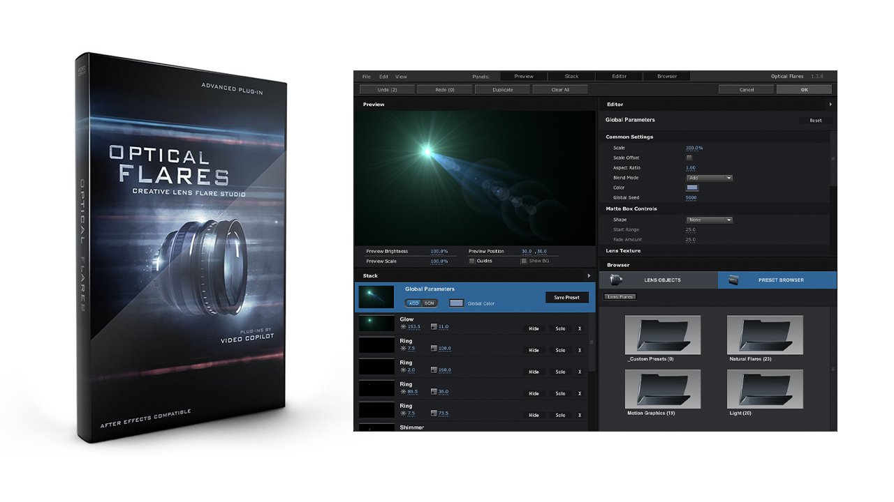 Optical Flares for Adobe After Effects by Video Copilot