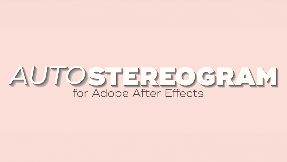 Autostereogram for Adobe After Effects by Motion Boutique
