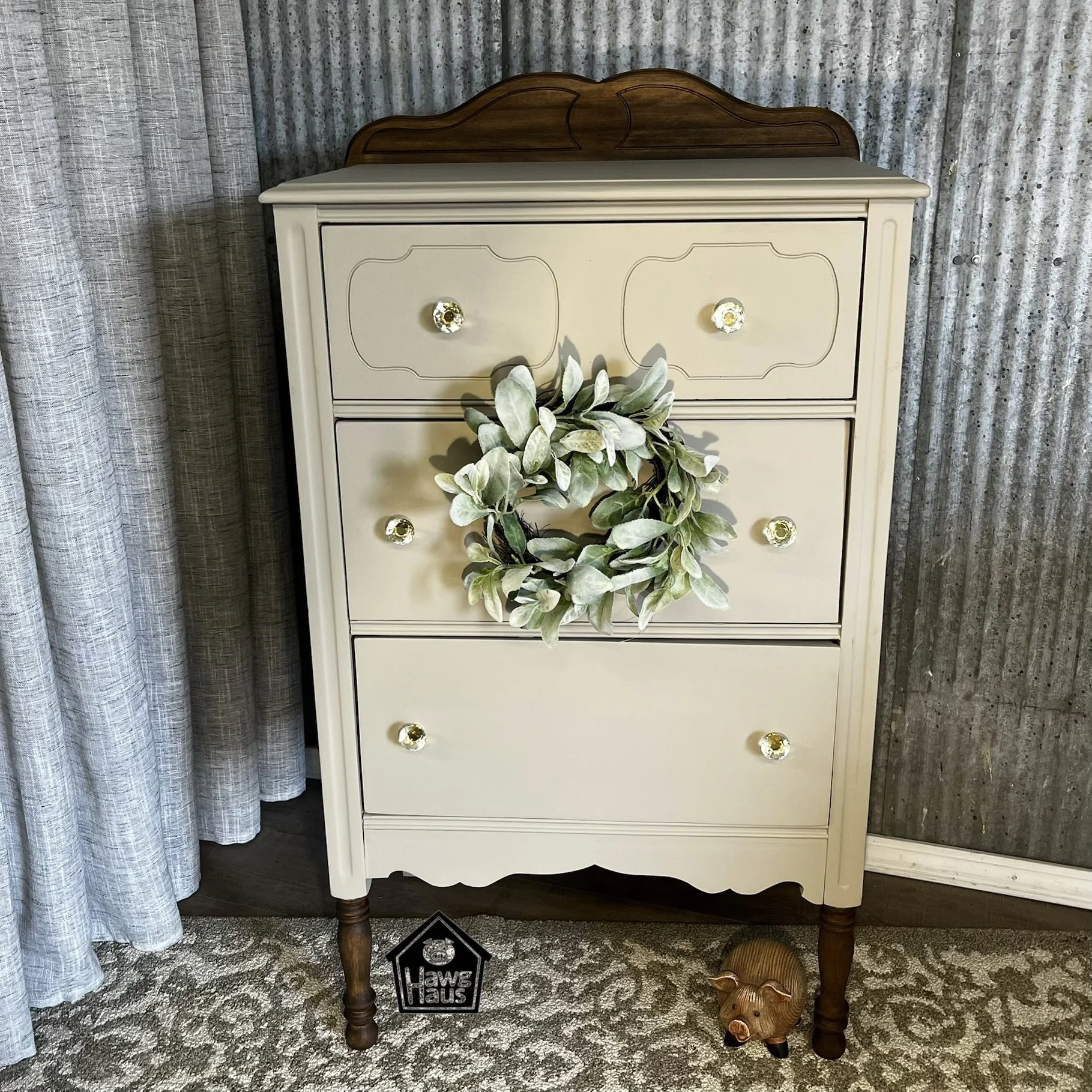 Petite 3-Drawer Antique Dresser