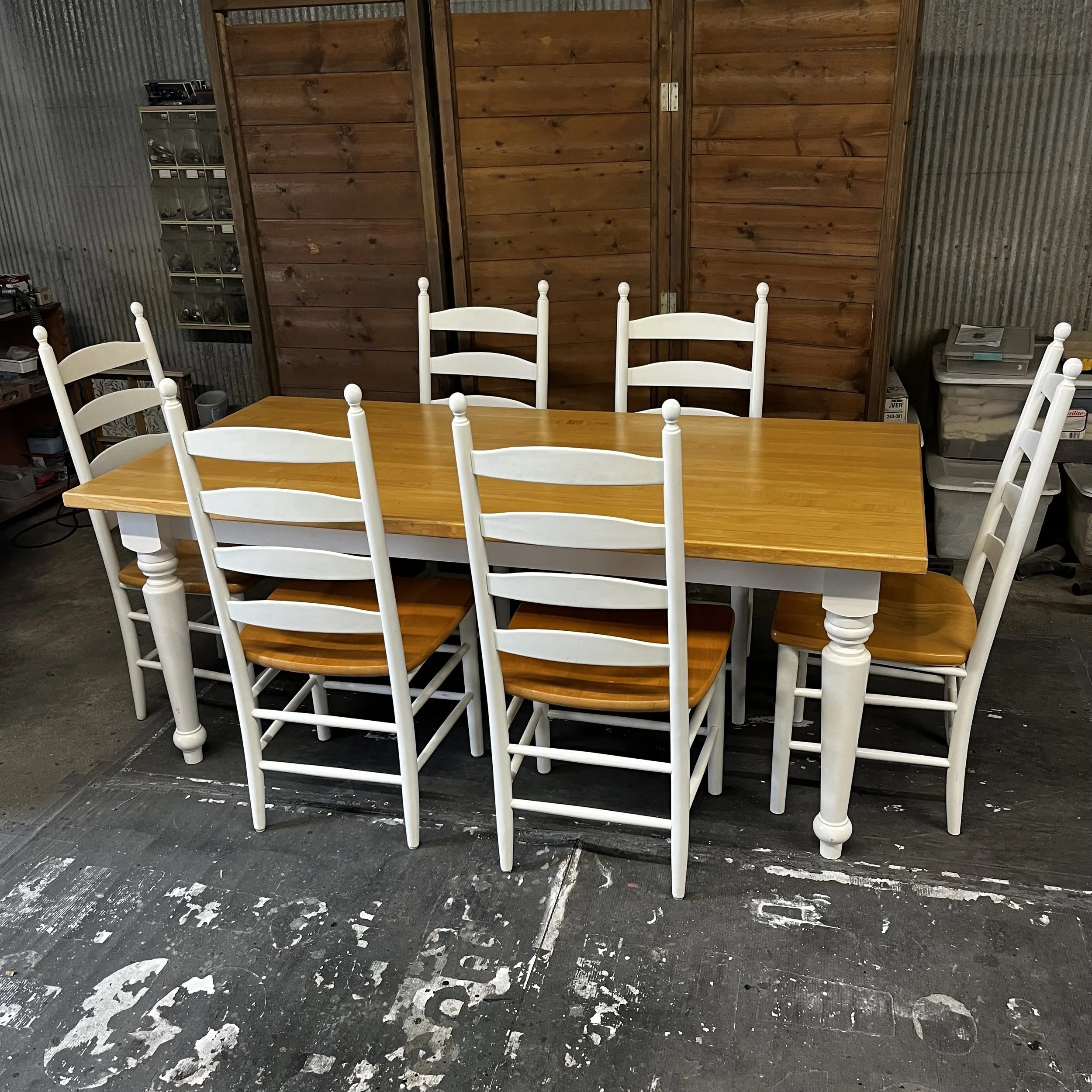 Butcher block Dining Set 