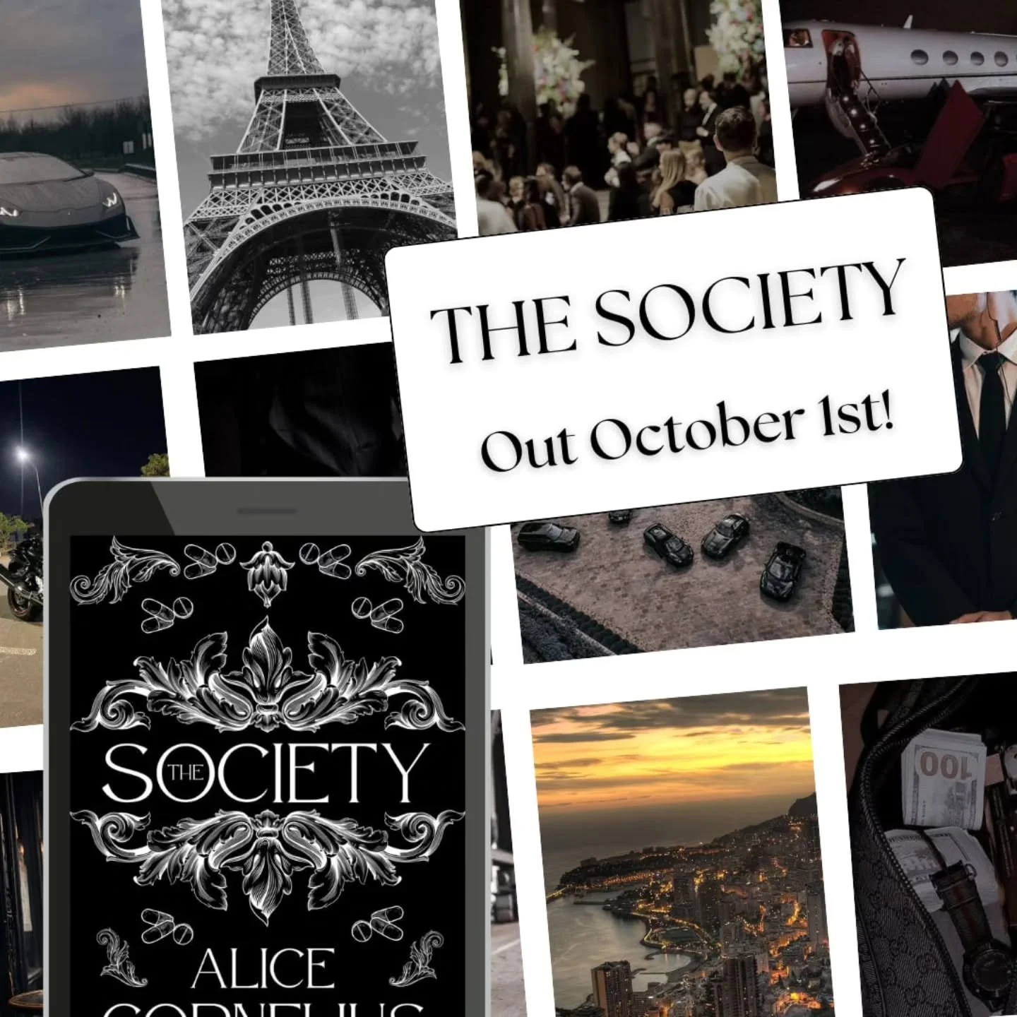 Freedom is chaos. 
The Society is order. 

Are you ready to dive into the world of The Society? Barbaric traditions, male dominated world, found family, and so much money you could bathe in it.

Your future is beautiful...if you behave.

#romance #co