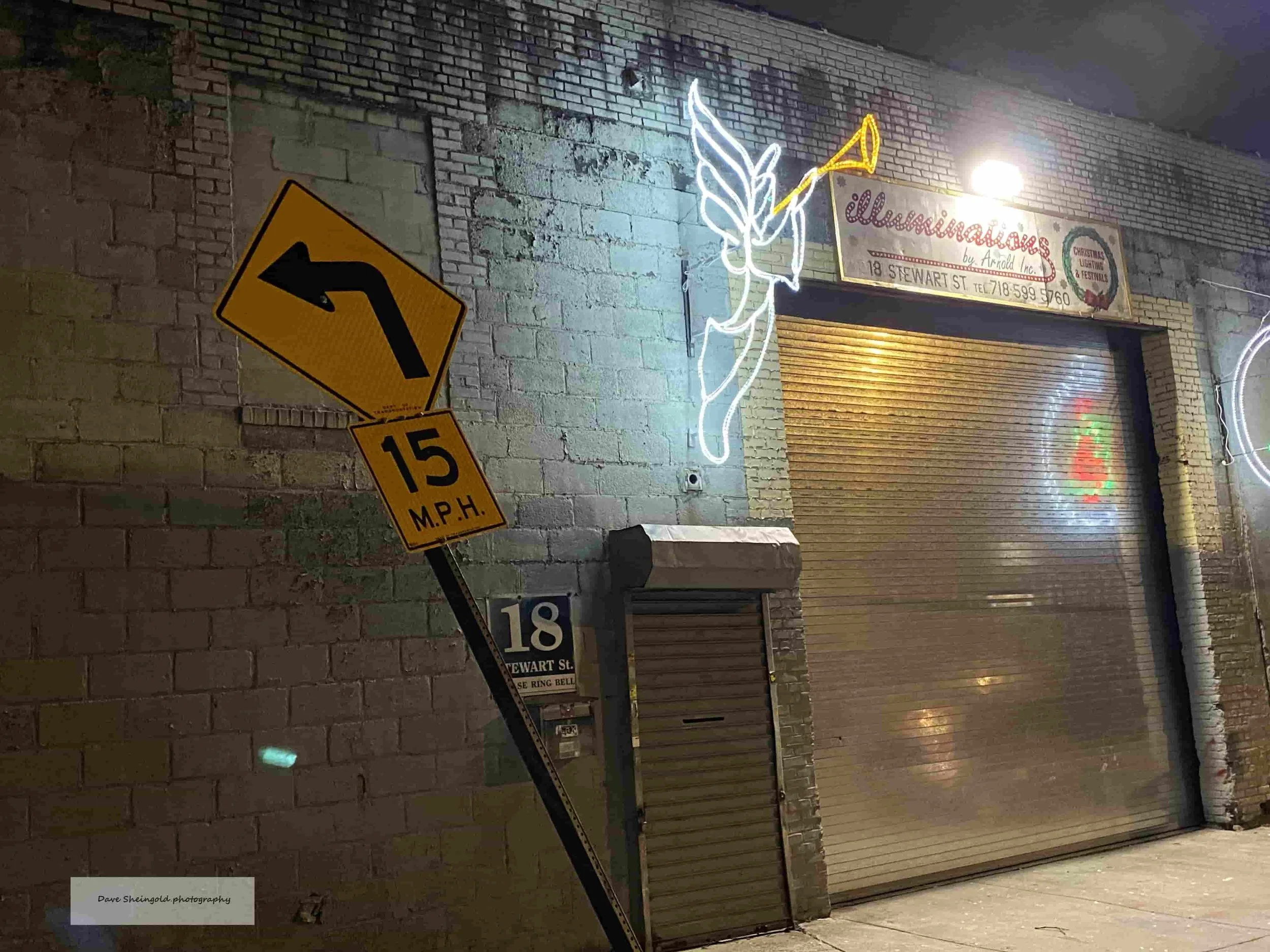 Industrial angel, East New York, Brooklyn