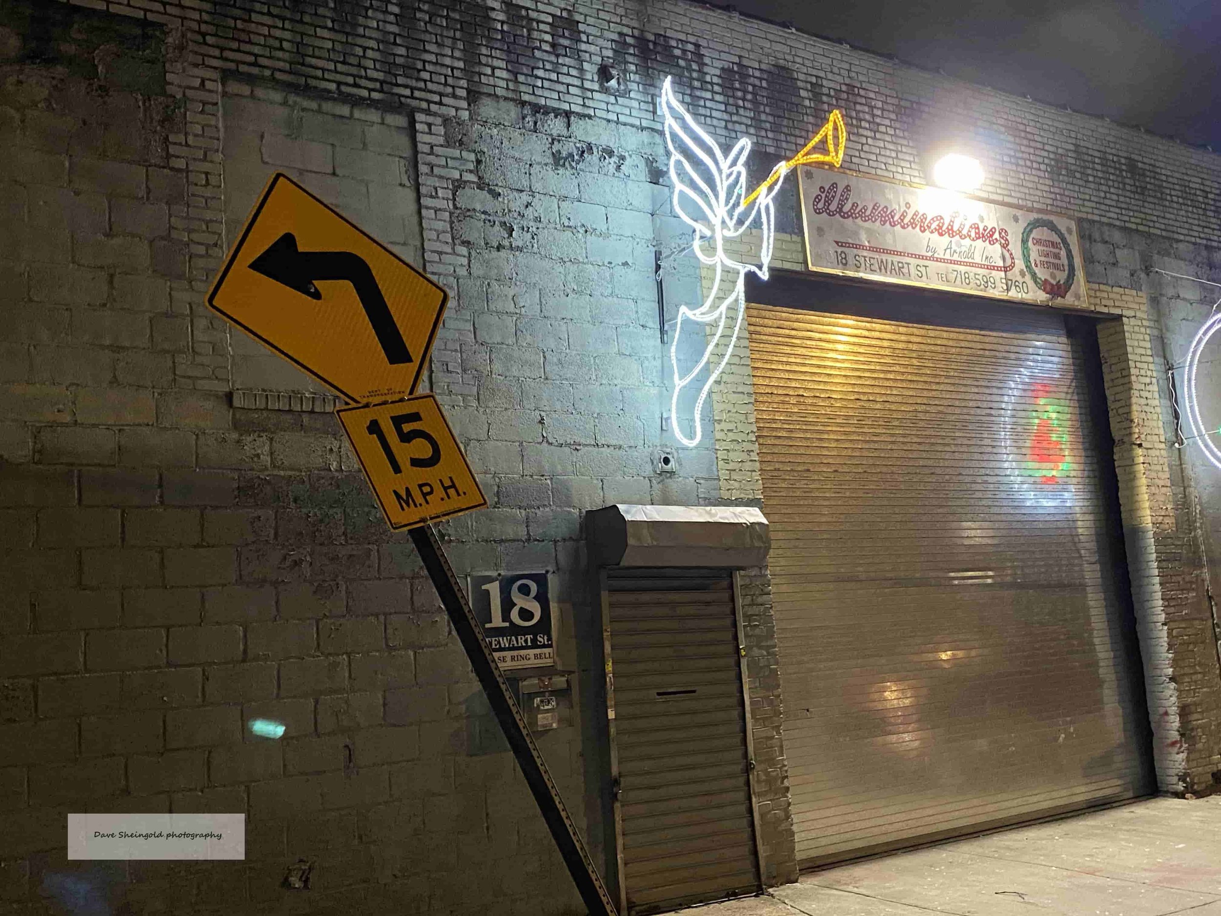 Industrial angel - East New York, Brooklyn