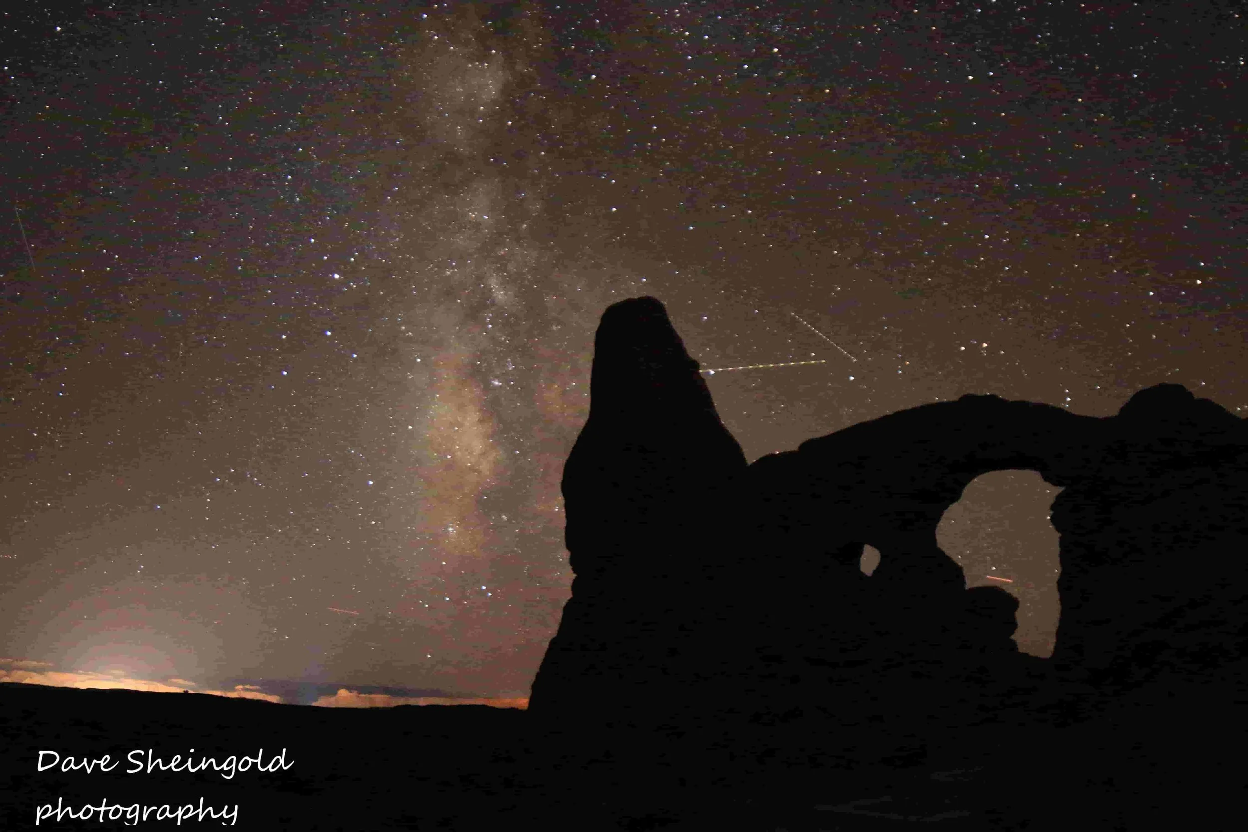 Milky Way behind Turret Arch, Arches National Park
