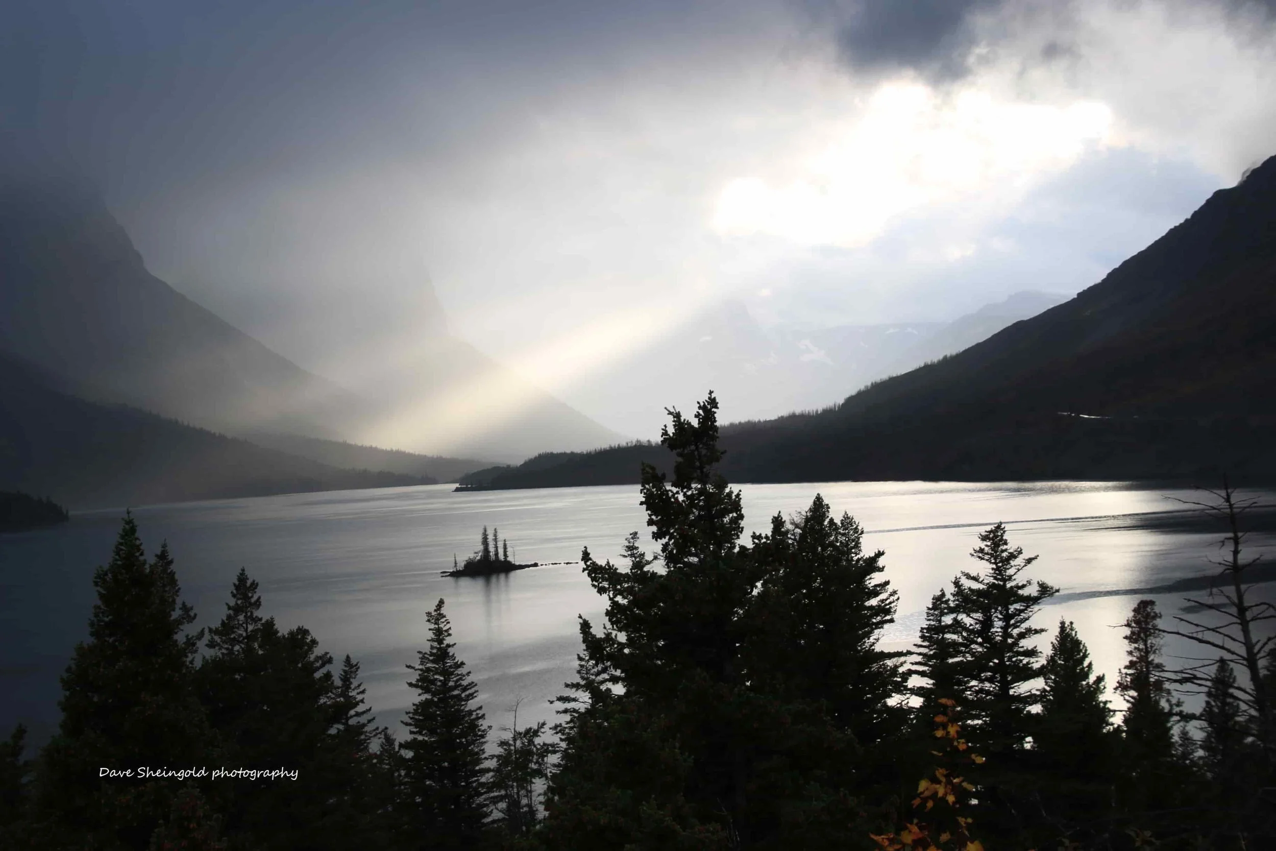 St. Mary Lake after a storm, Glacier National Park