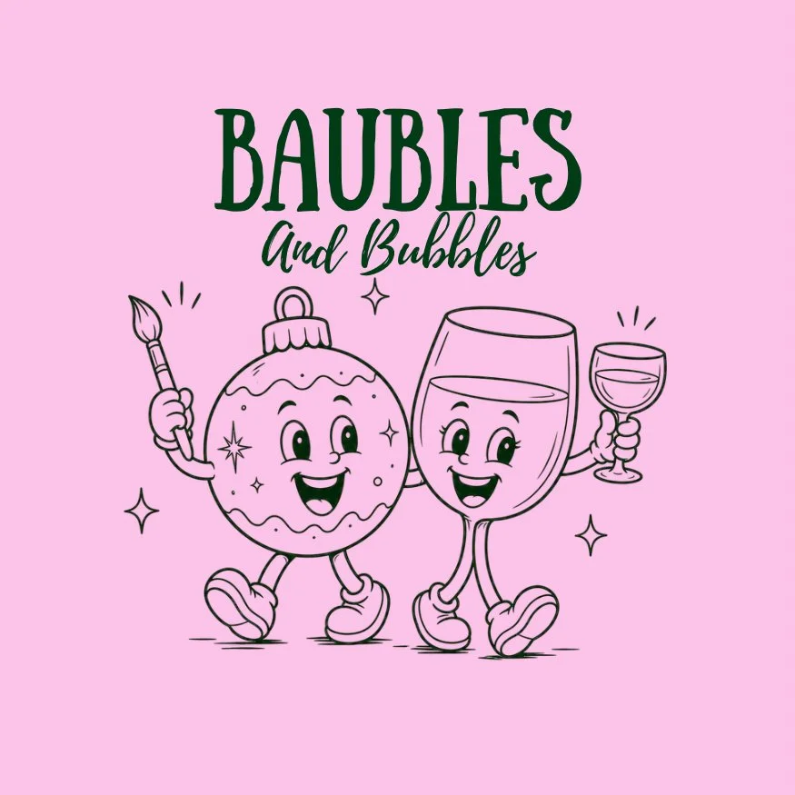 BAUBLES AND BUBBLES (Pottery Painting)