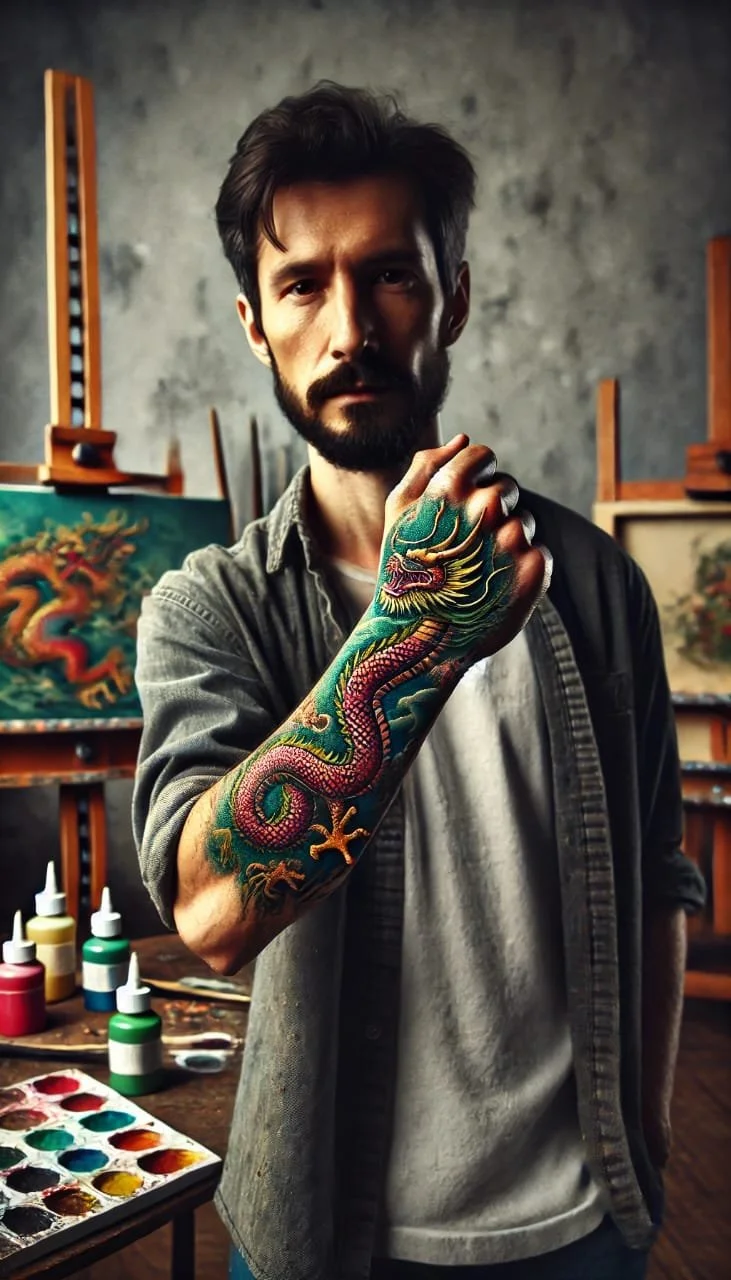 traditional japanese dragon tattoo