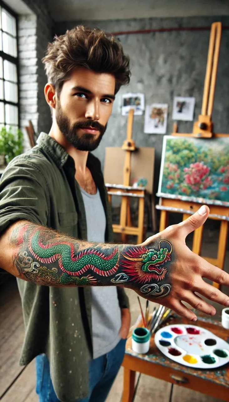 traditional japanese dragon tattoo