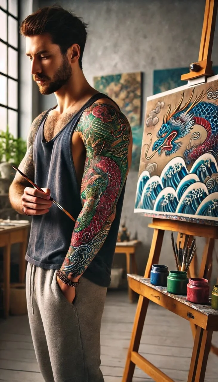 traditional japanese dragon tattoo