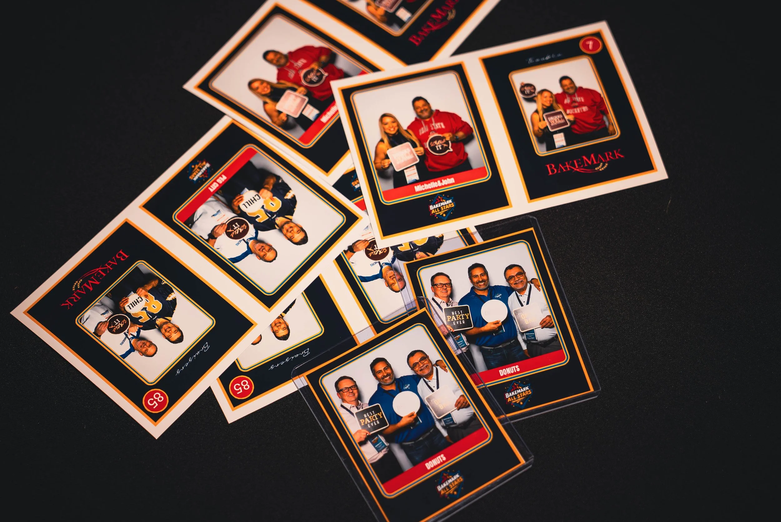 Custom Sports Cards from Back Bay Photo Booth