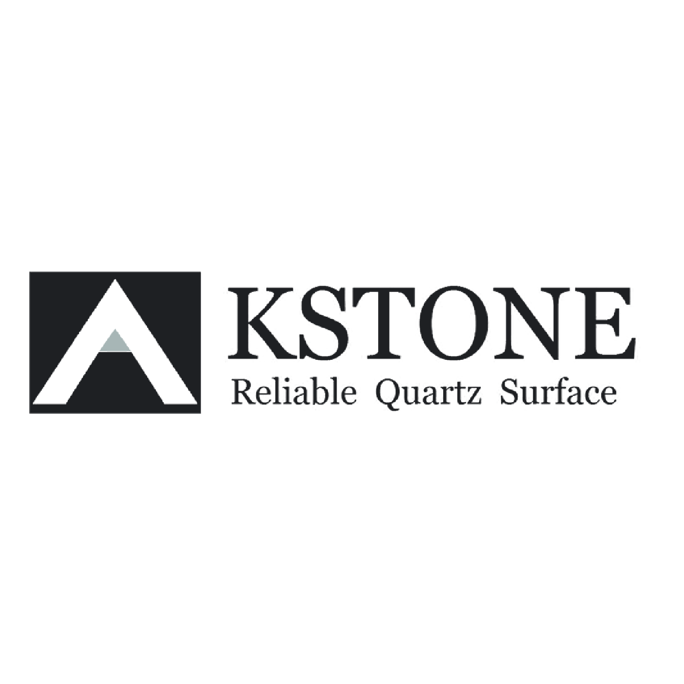 Logo of Kstone, a company specializing in reliable quartz surfaces.