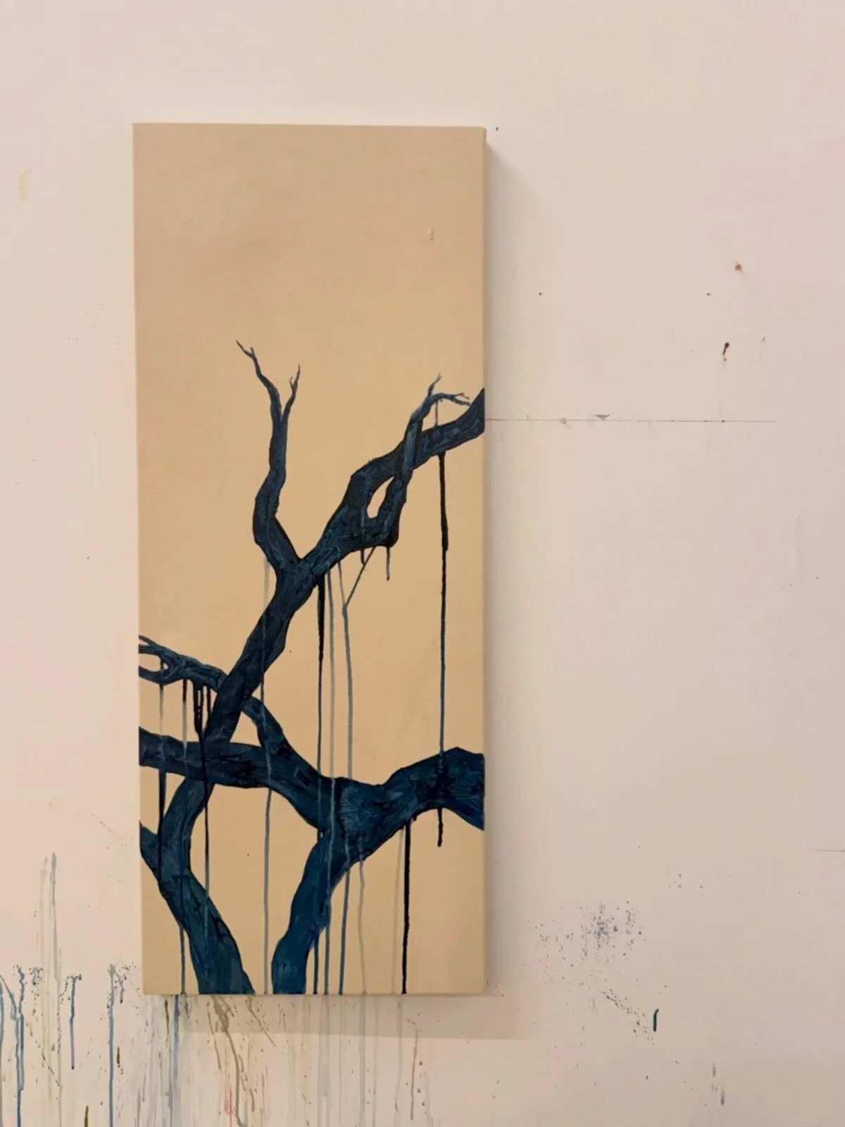 Tech Company, Please Give Me Immortality, 2026

40 x 16 in.

Acrylic on canvas