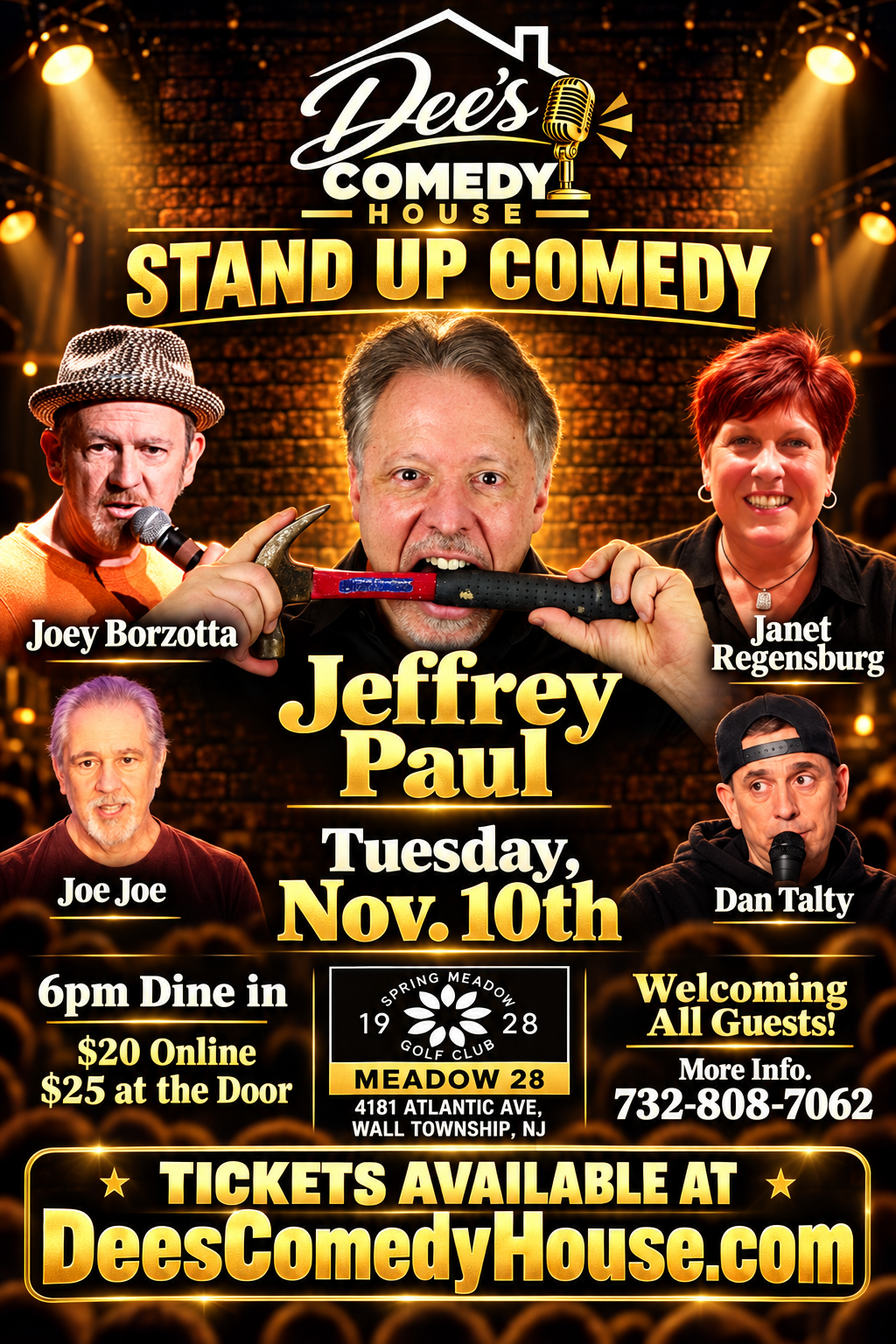 Live Stand-up Comedy Night at Meadow 28