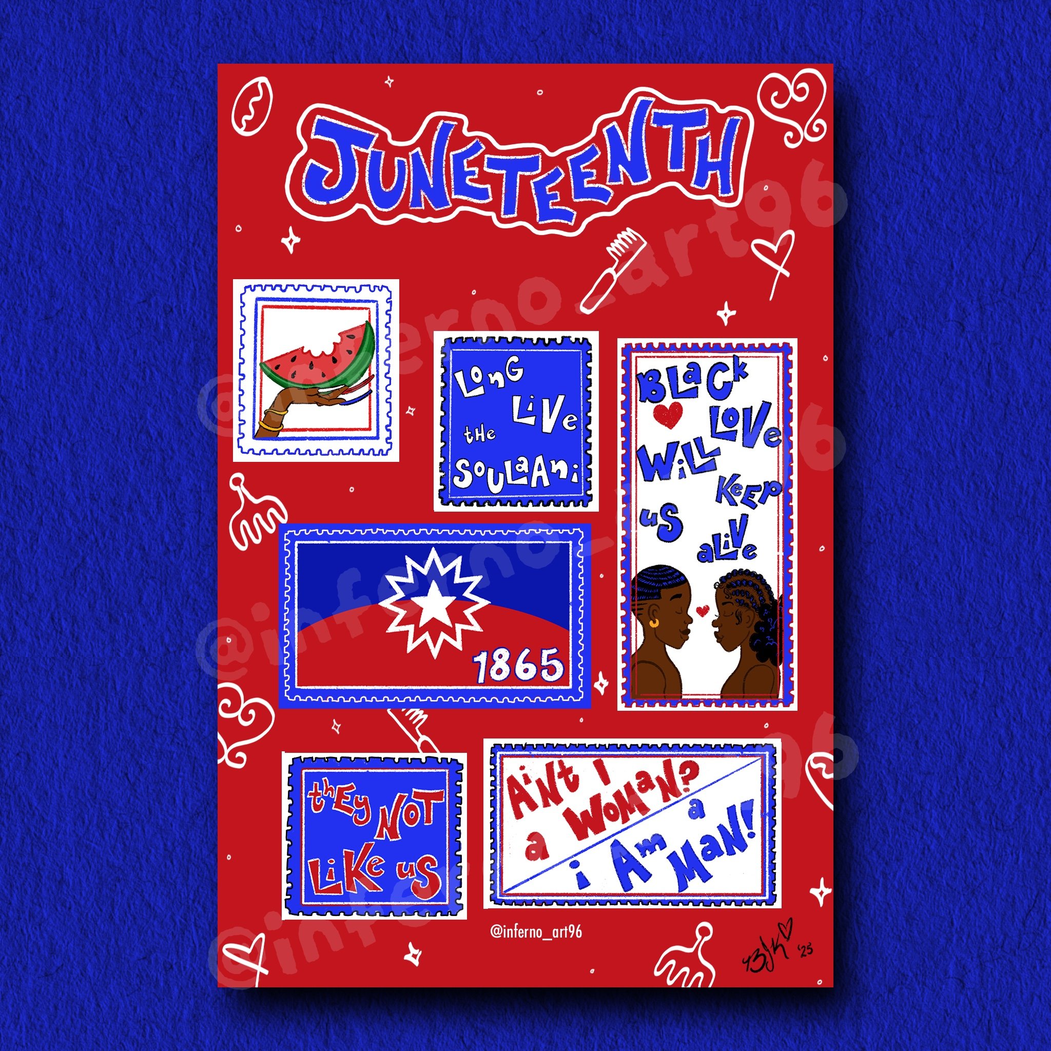 Juneteenth Stickers