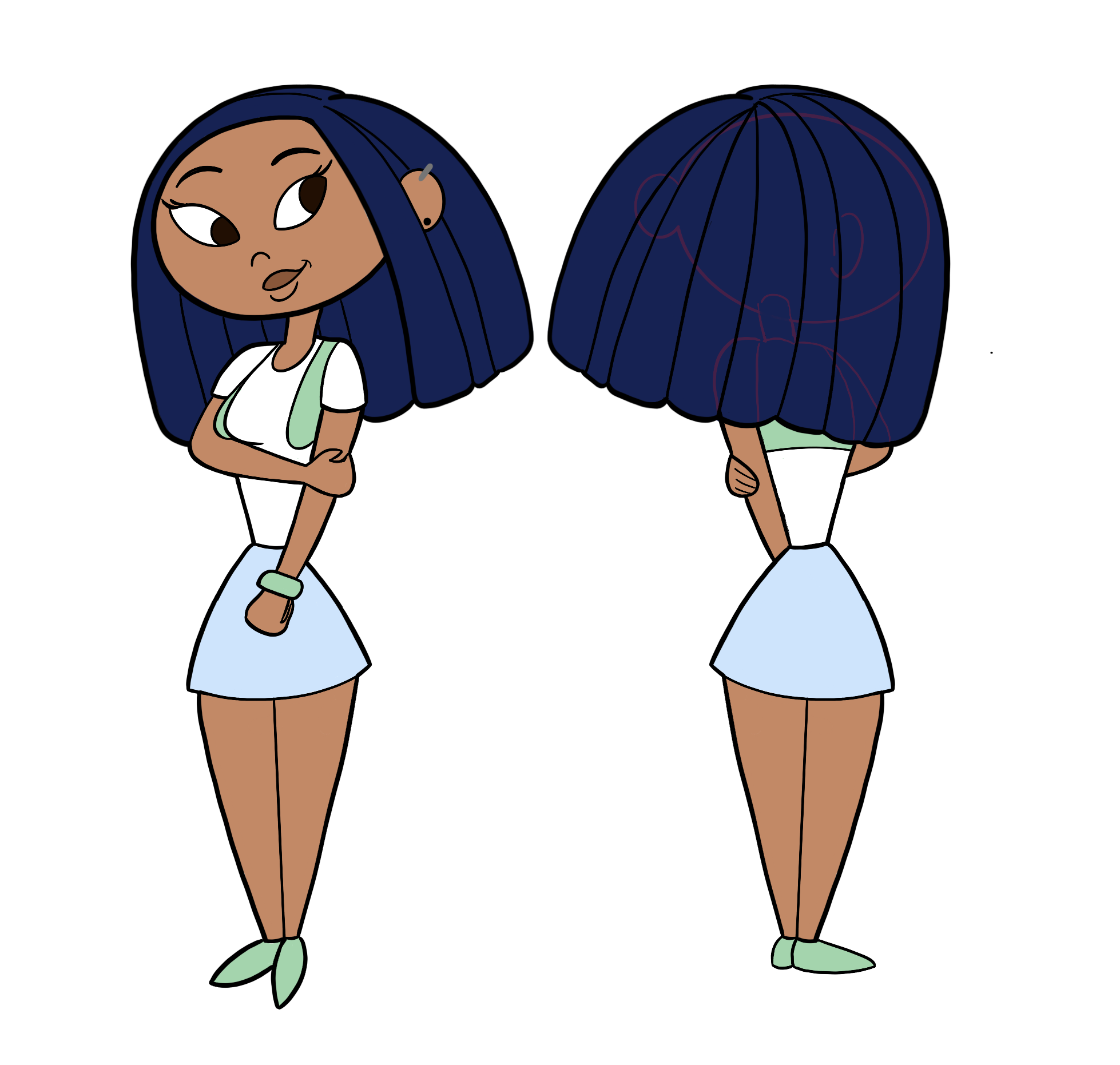 Mari in Graphic style
