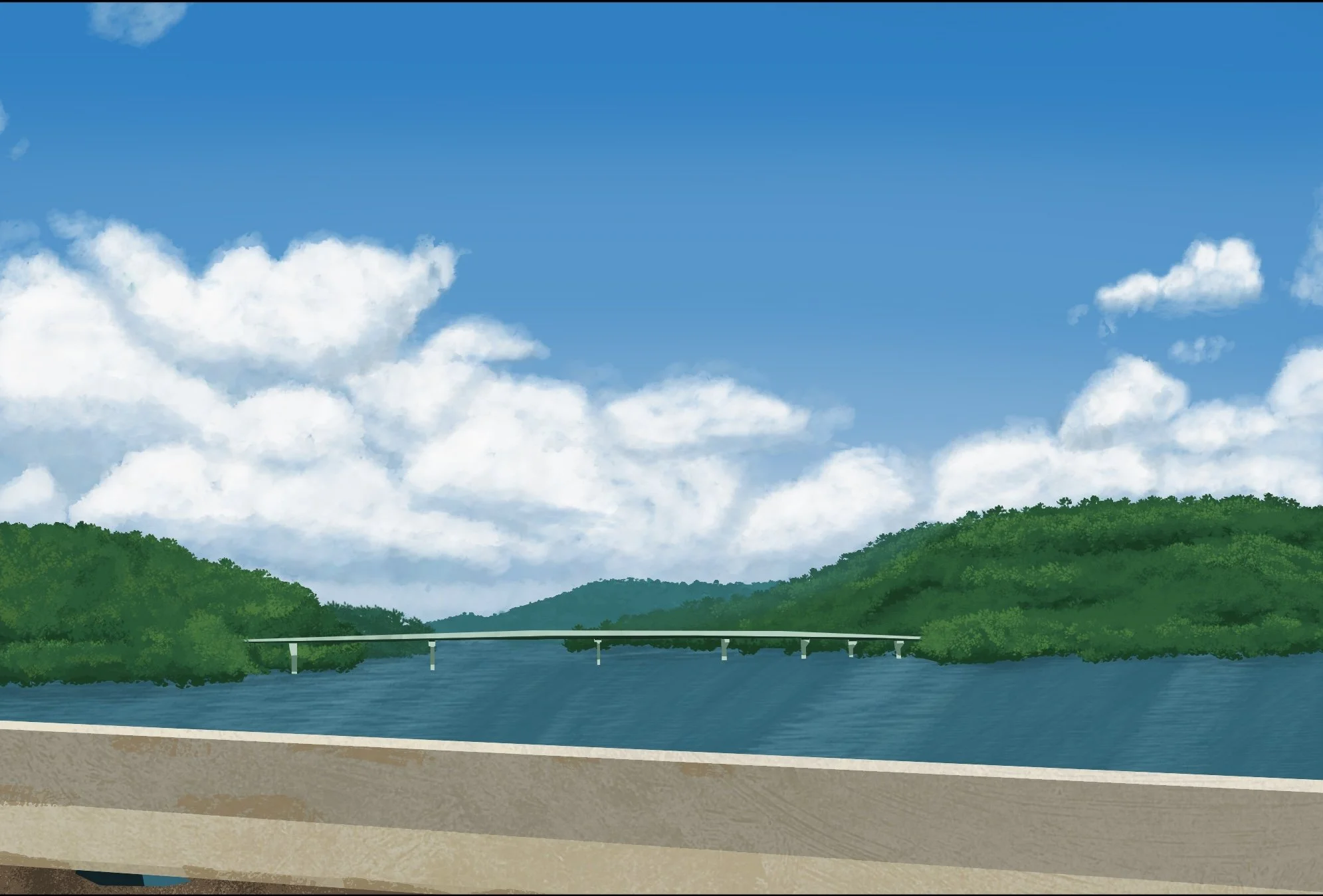 Landscape Painting from Tennessee Valley