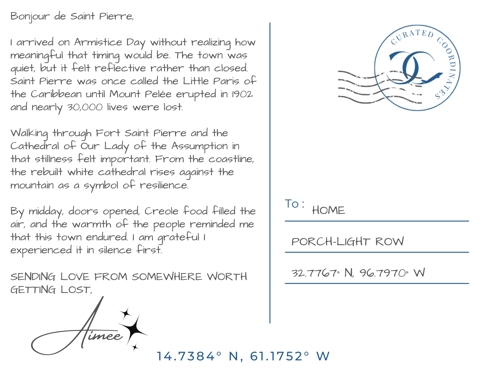 Saint Pierre Martinique