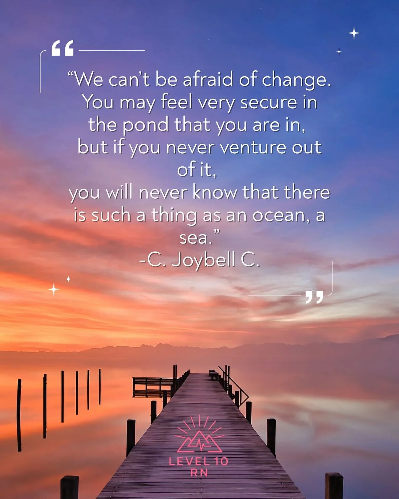 ✨ Don’t be afraid to dream of more ✨ 
It’s very easy to become content where you are. Sometimes there’s nothing wrong with that - but with only one precious lifetime to live, what if you dared to dream of more? 
- less regrets
- mo
