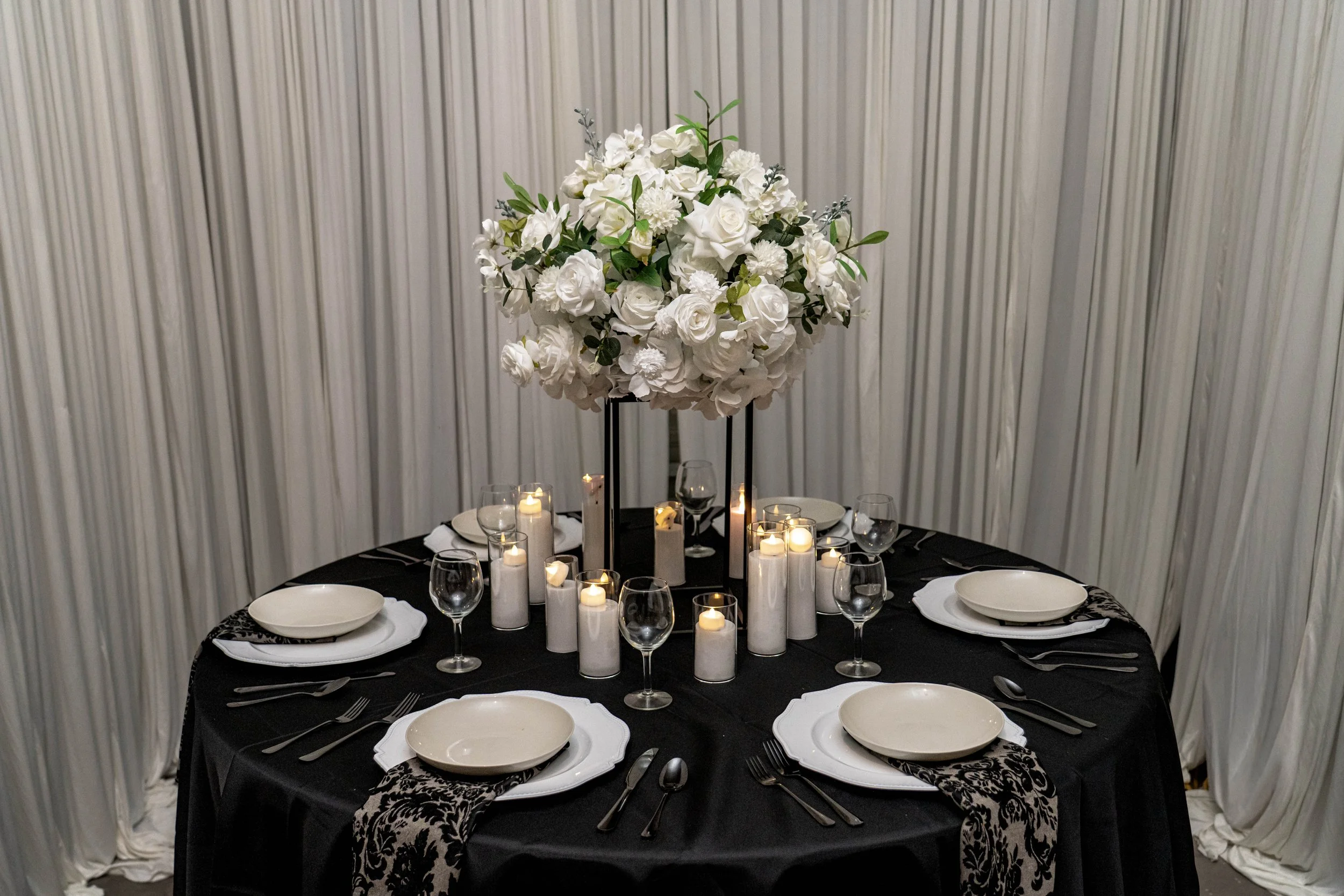 White Centerpieces $35 (Photo by 5280 CO Photography)