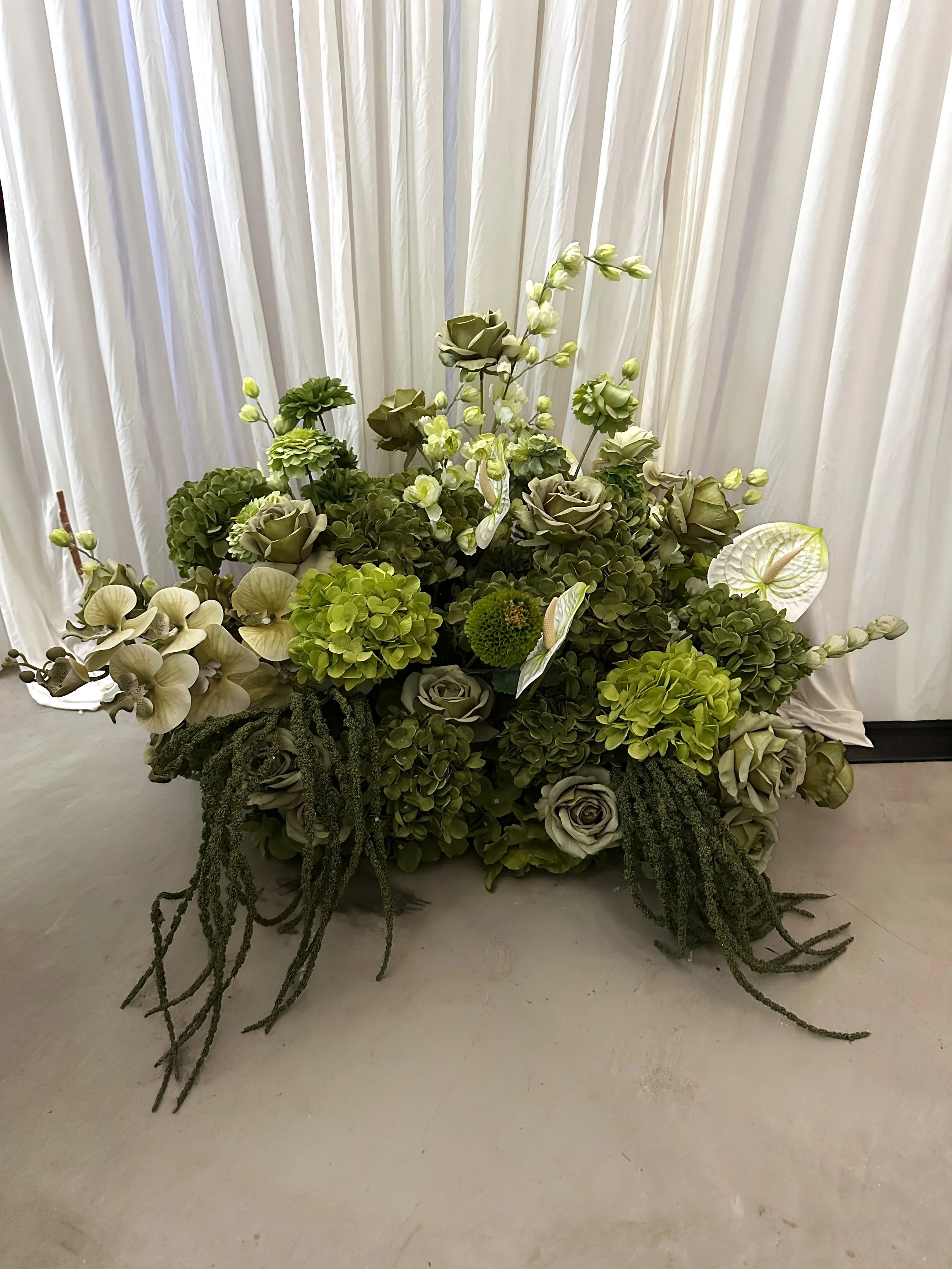 Green Aisle Flowers $50 each