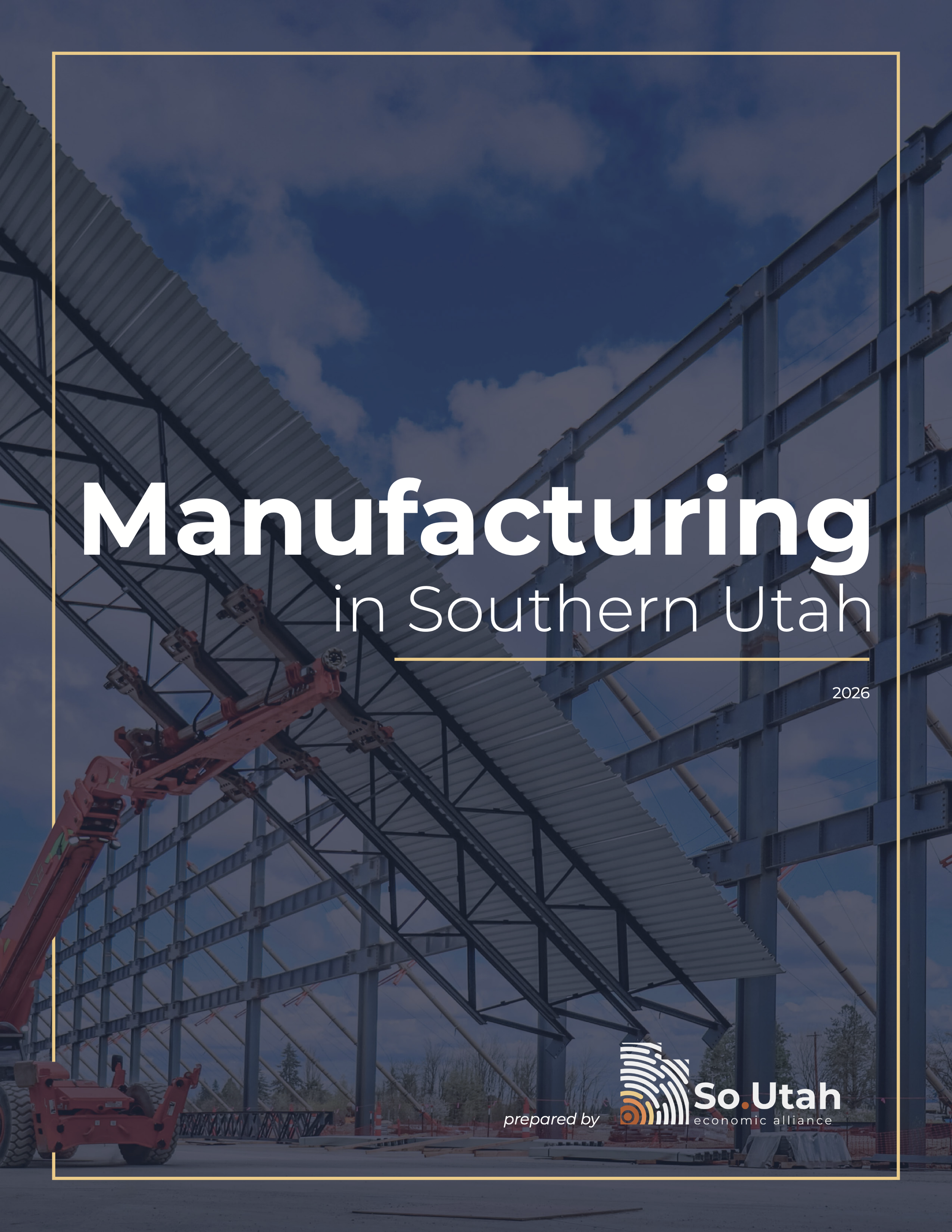 Cover of the Southern Utah manufacturing profile