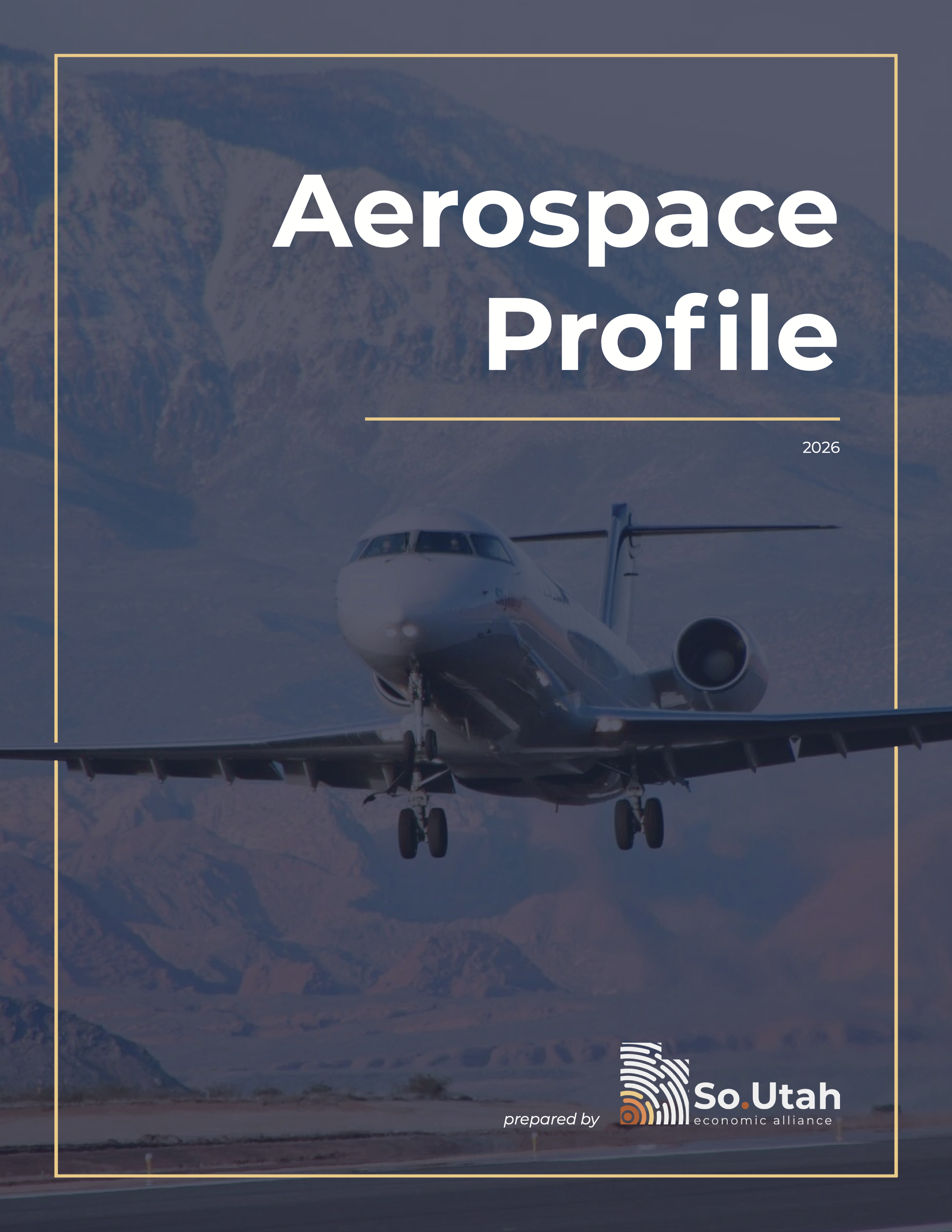 Cover of the Southern Utah aerospace profile
