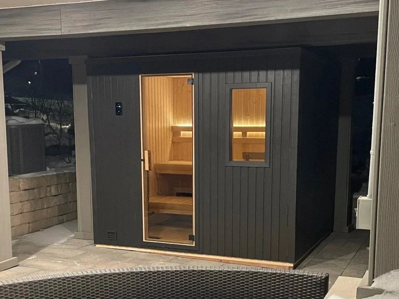 Northville Backyard Patio Outdoor Sauna