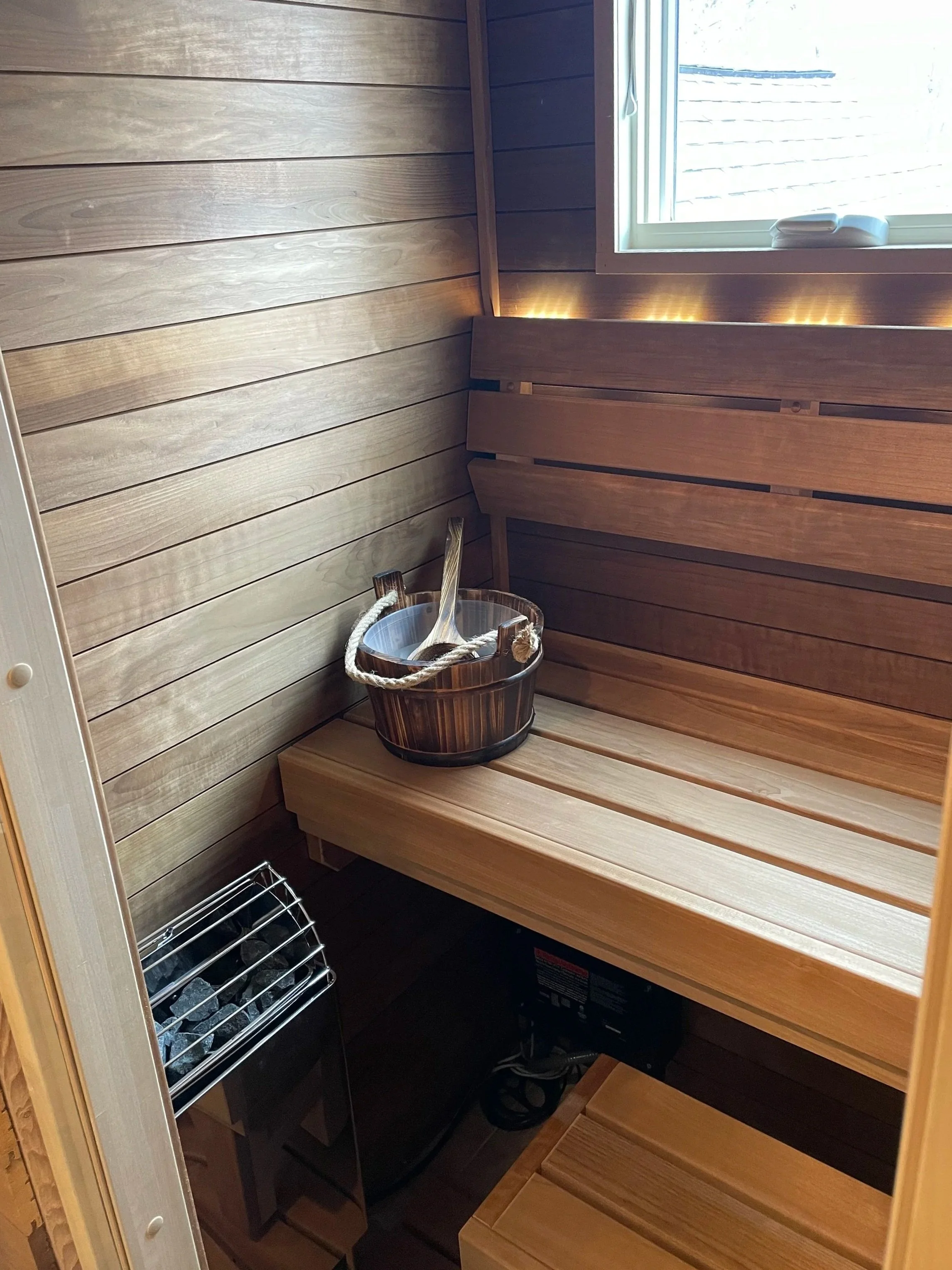 Grand Rapids Master Bath Custom Sauna