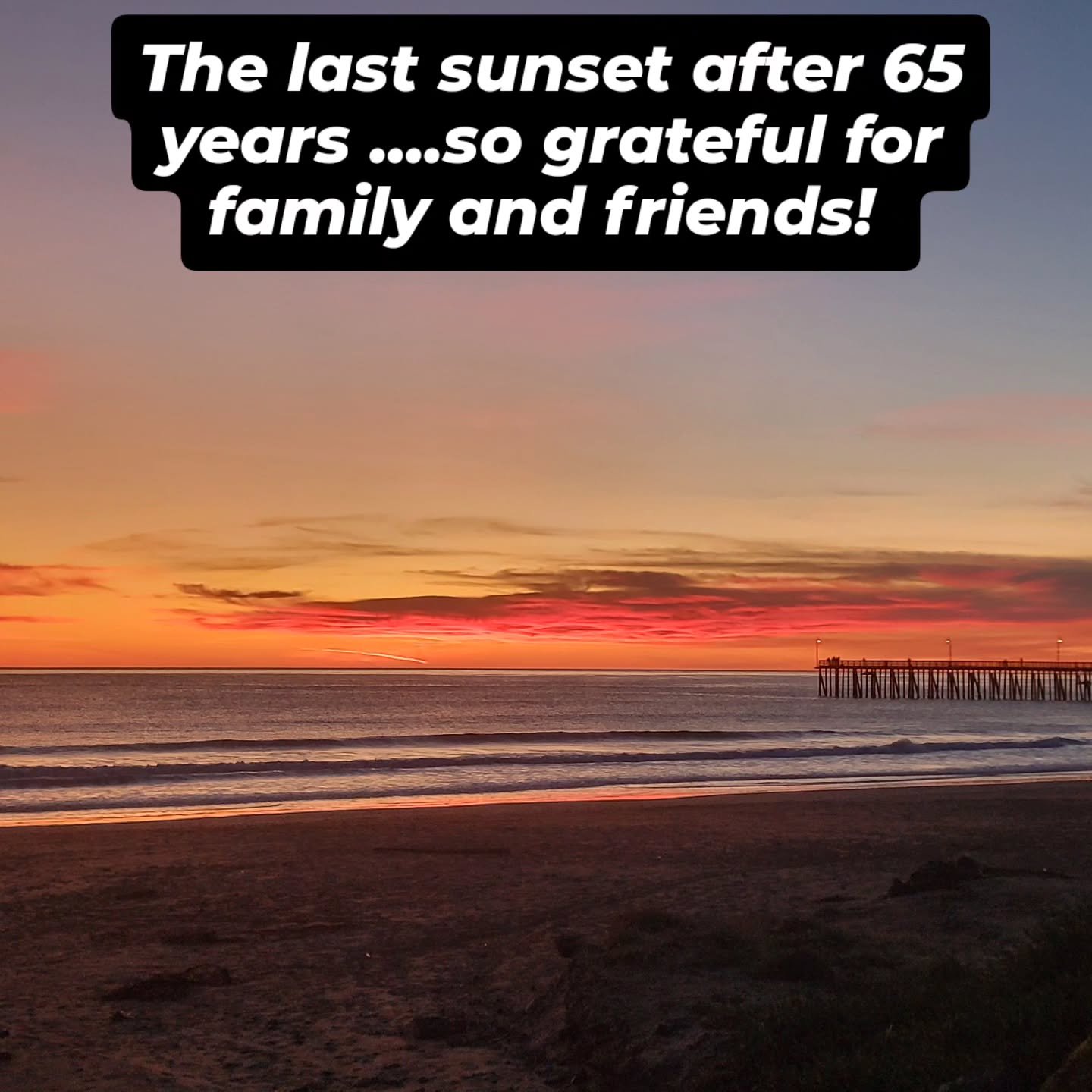 So much beauty tonight in this sunset on Beach Bum Beach Cayucos. You are all in my heart ...all a man can ask!