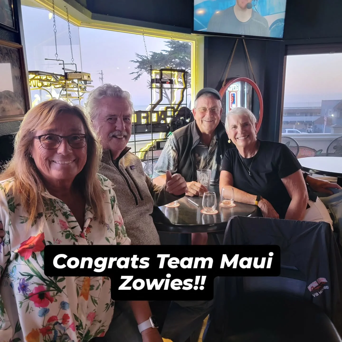 Three way tie tonight...congrats to Sandi..Bill..Terri..and the famous Jeff Timpone all the way from Maui!