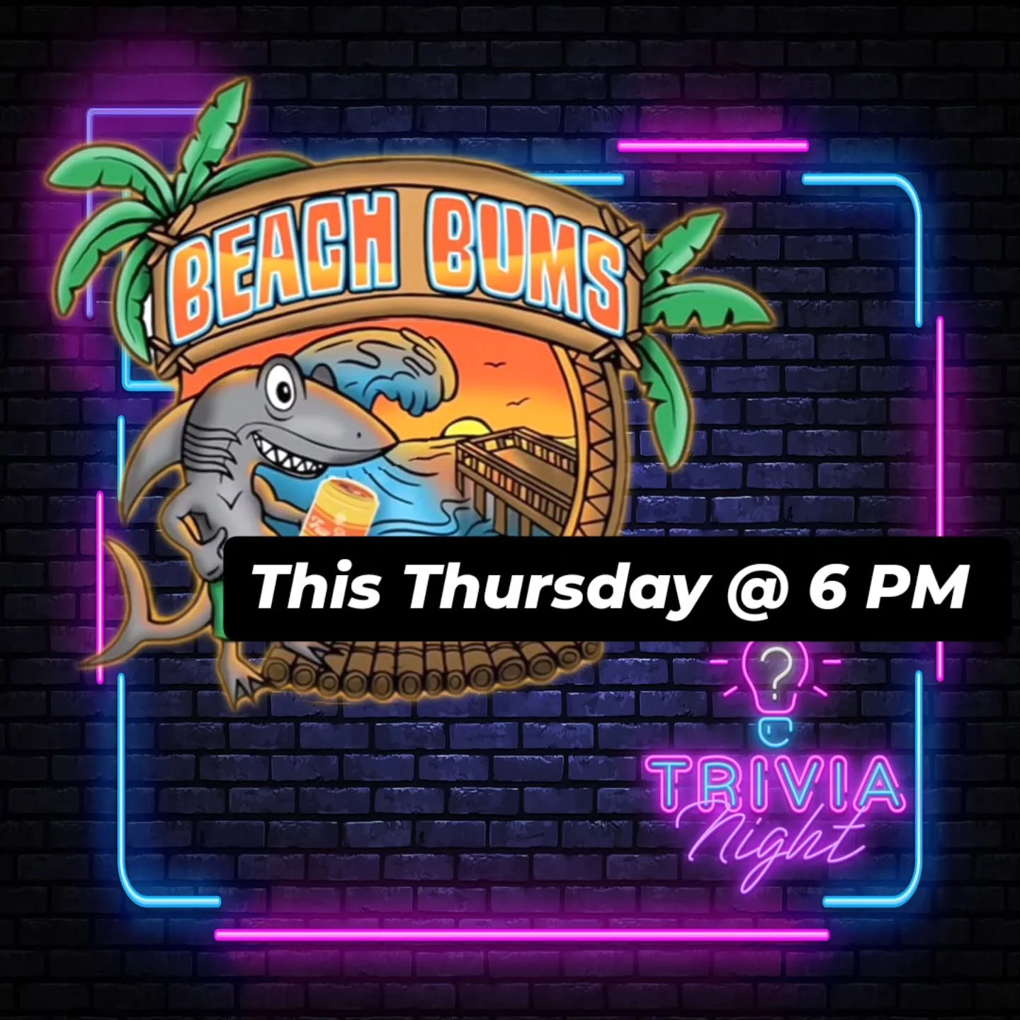 This Thursday June  4 at 6 PM....TRIVIA NIGHT..our last trivia as we take a summer break! Bring your teams and see how smart you are! Food and Beverages available!