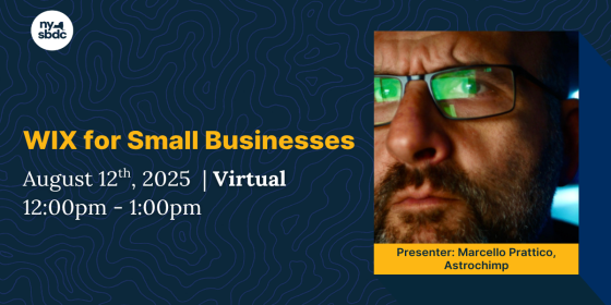 WIX for Small Businesses presented NYSBDC