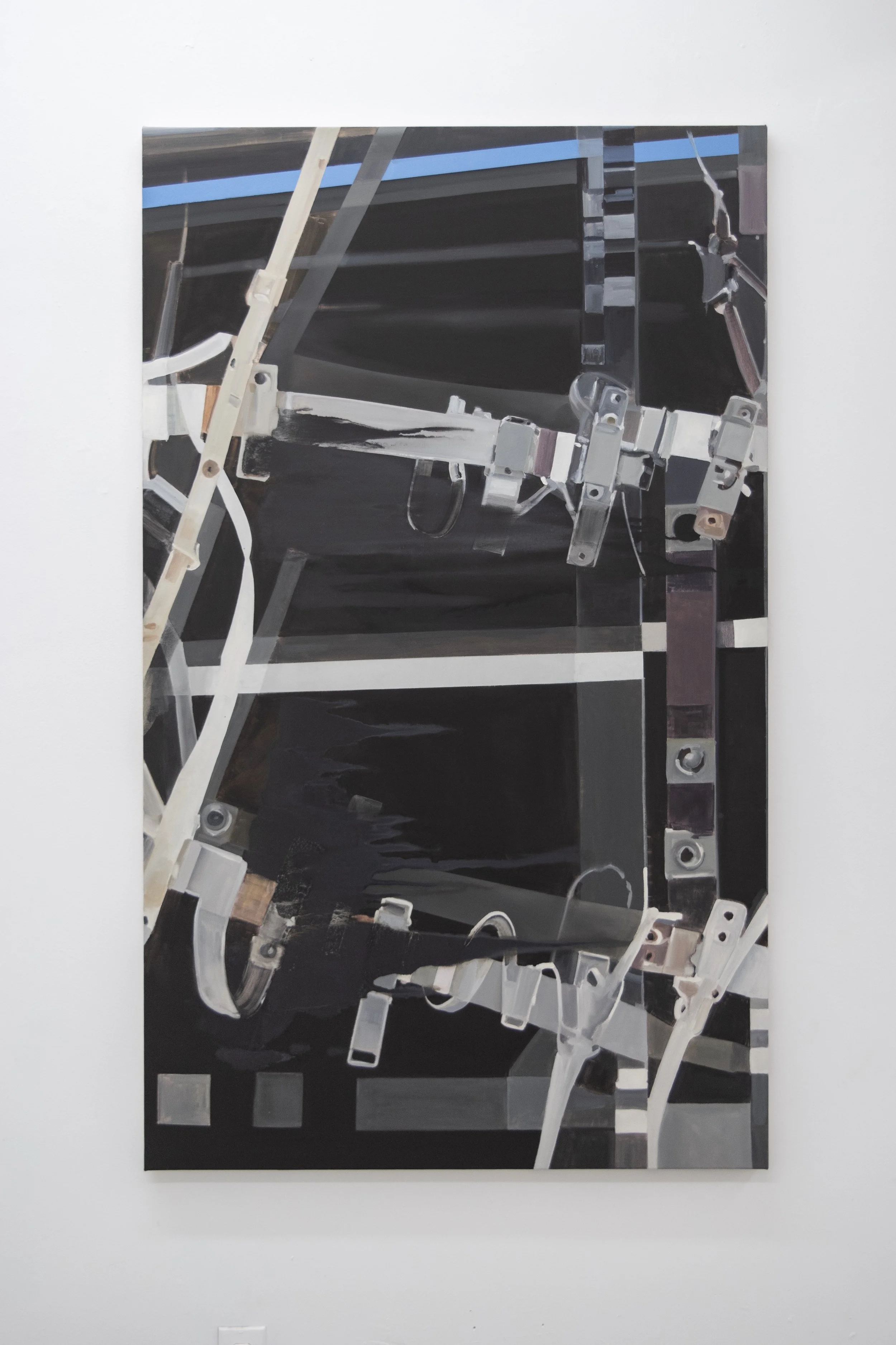 Parker Conrad  
Double Bind, 2026
Oil on canvas
60 x 30 inches
152.4 x 76.2 cm