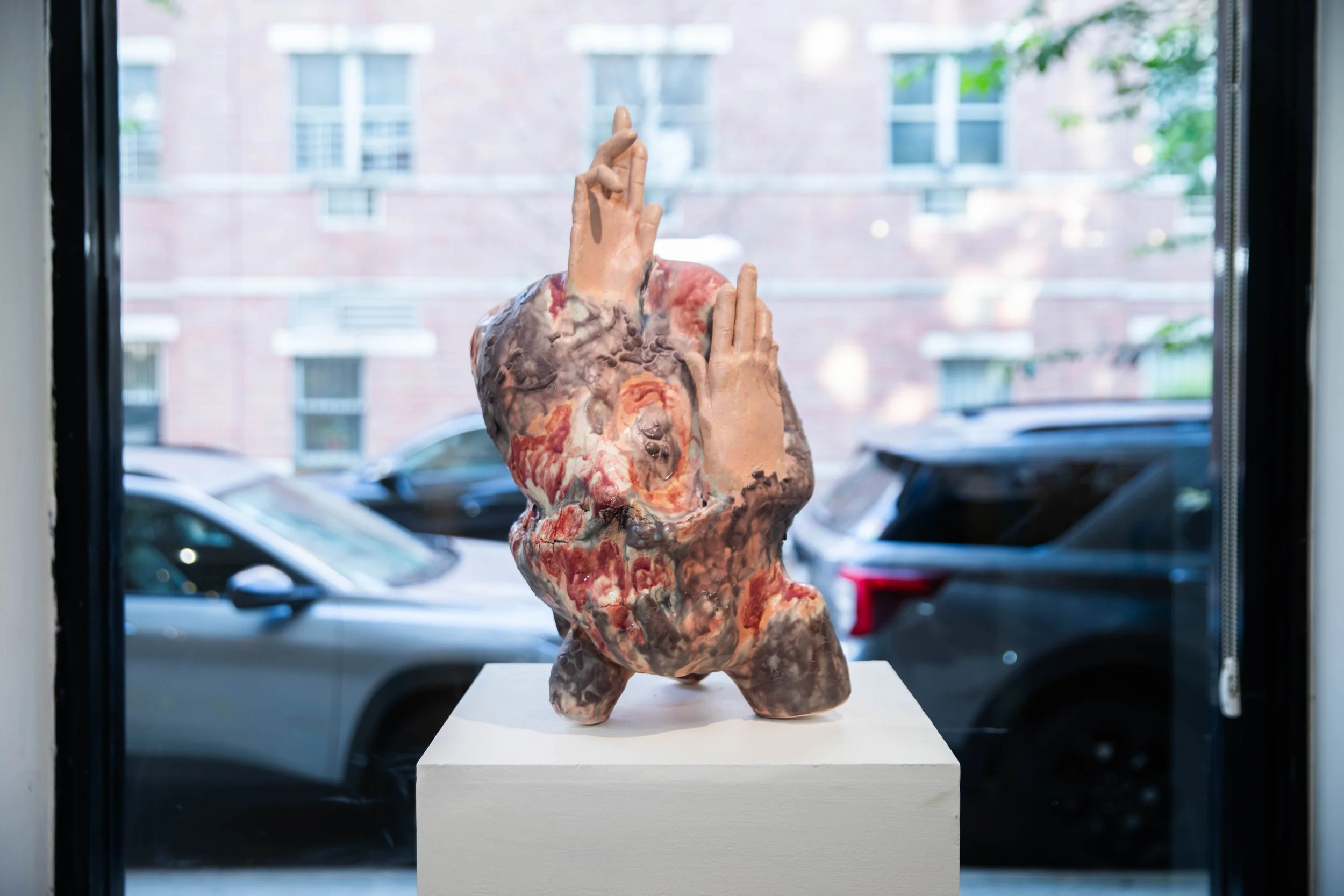 Patrick Bell
Well Wishes
2023
Ceramic, glaze, enamel, paint
21 x 11.5 x 10.5 in
53.34 x 29.21 x 26.67 cm