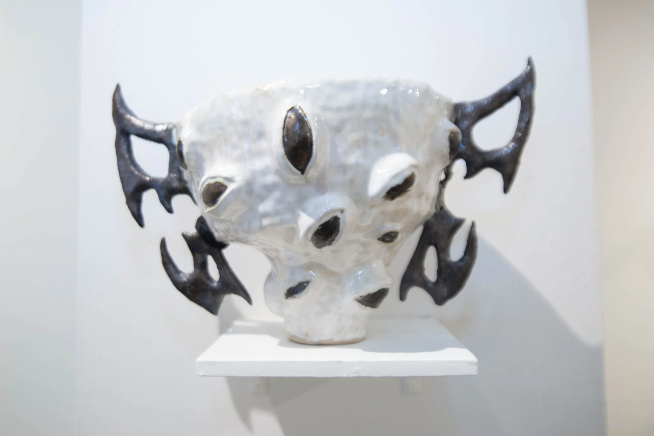 Tucker Claxton
Seraphim 
2025
Cone 6 ceramics
15 x 9 x 10 in
38.1 x 22.86 x 25.4 cm