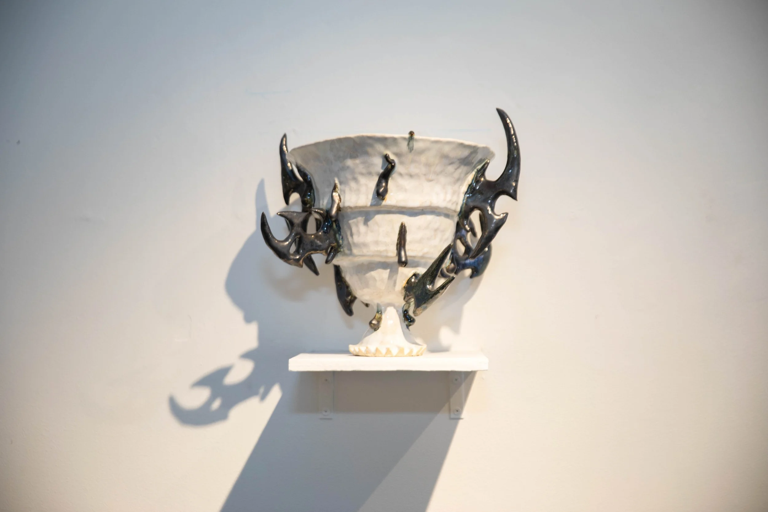 Tucker Claxton
Dominions 
2025
Cone 6 ceramic
12x 12x 10¼ in
30.48 x 30.48 x 25.4
