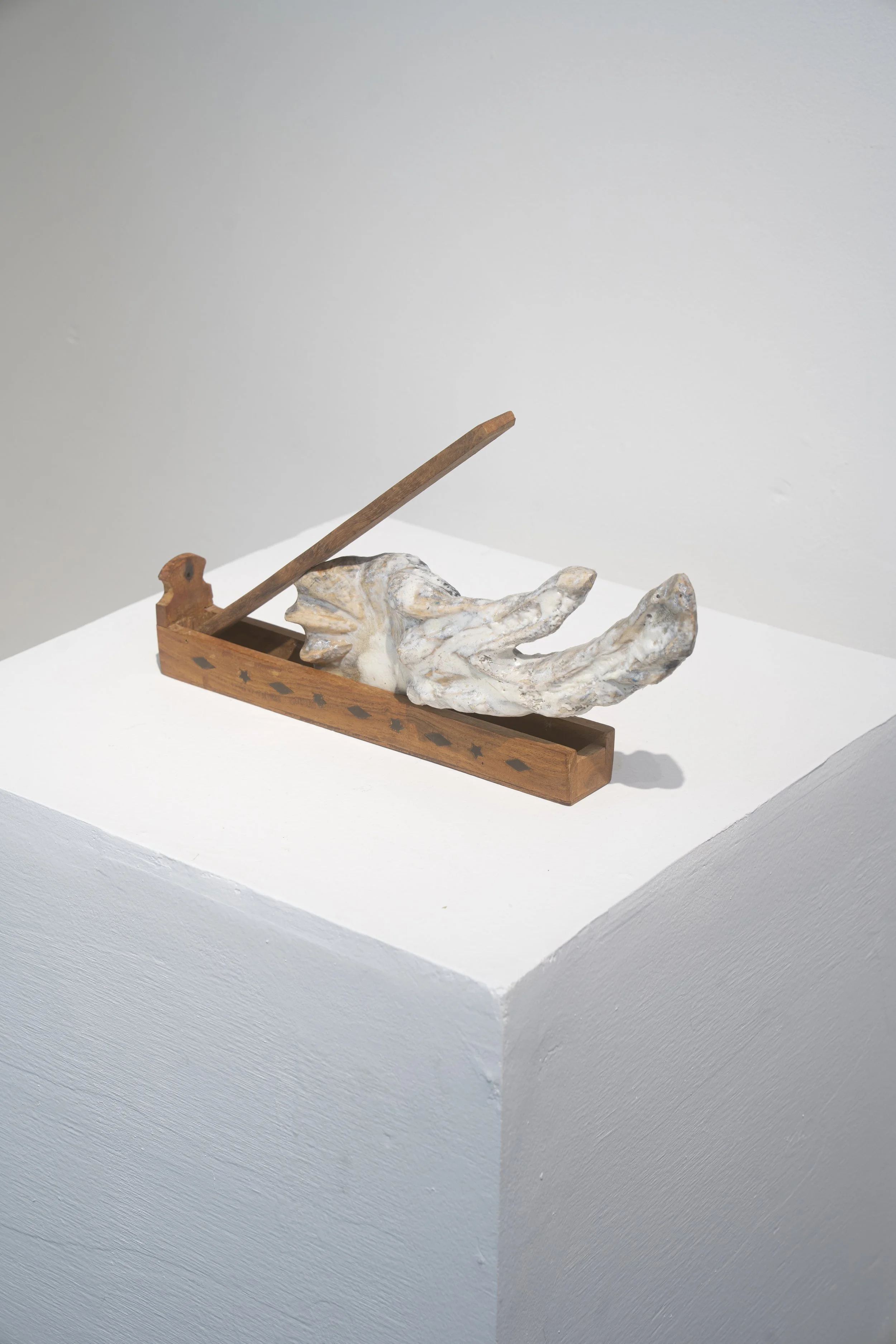 Echo Yan
did we turn out to be…, 2024
Incense box, pine, resin
8 x 4 x 10 inches
20.32 x 10.16 x 25.4 cm