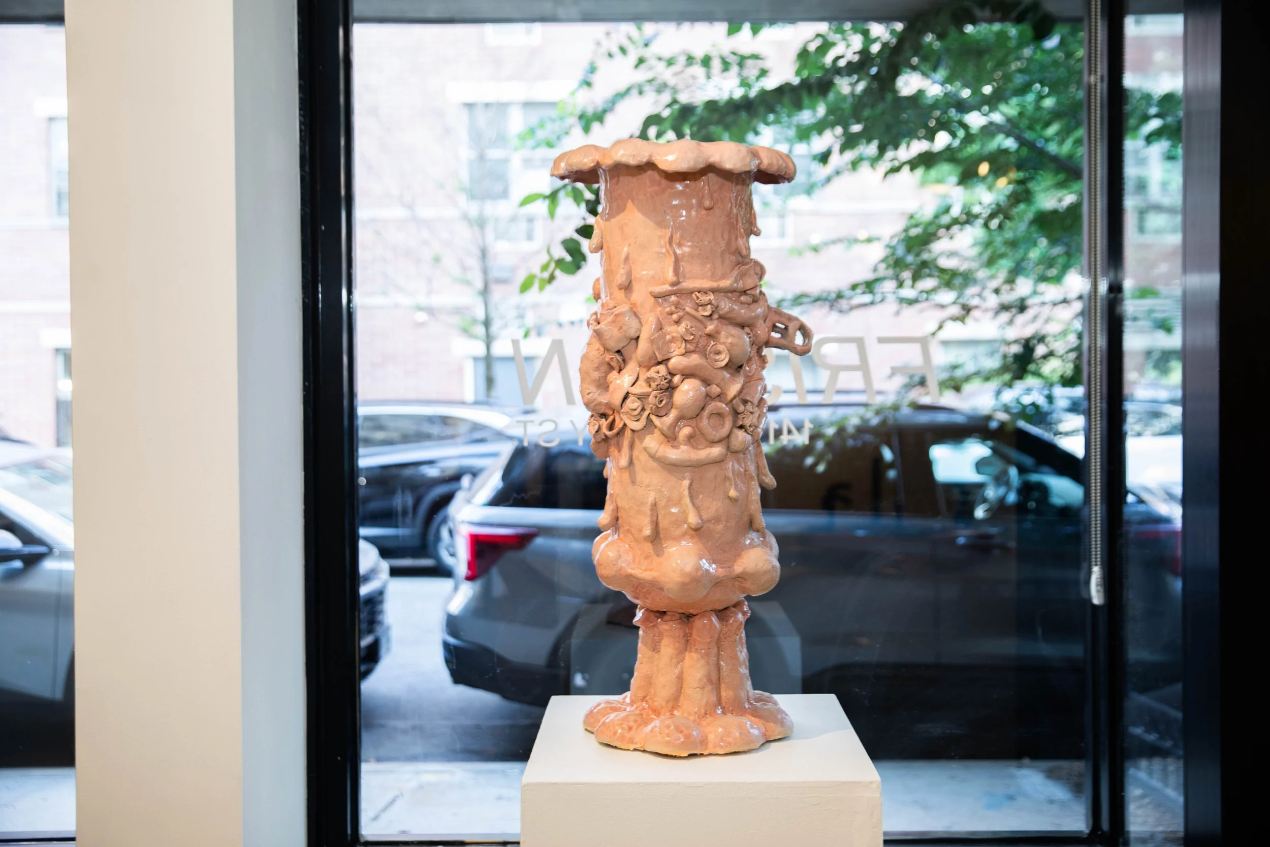 Tucker Claxton
Harmonious release 
2024
Cone 6 ceramic
34 x 11x 11 in
86.36 x 27.94 x 27.94 cm
