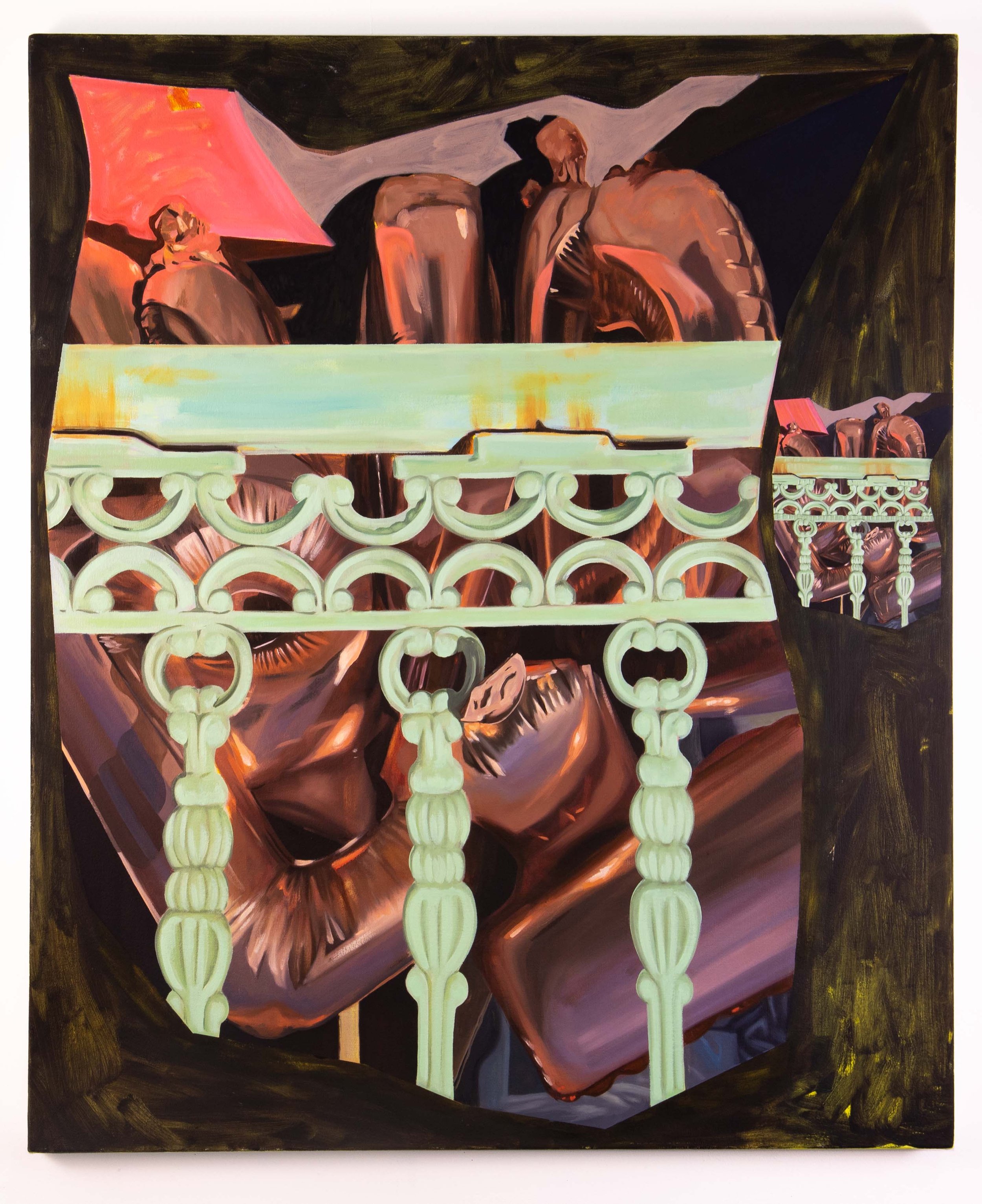 Calhan Hale
Paperweight
2024
Oil on canvas 
36 x 30 in.
91.4 x 76.2 cm.