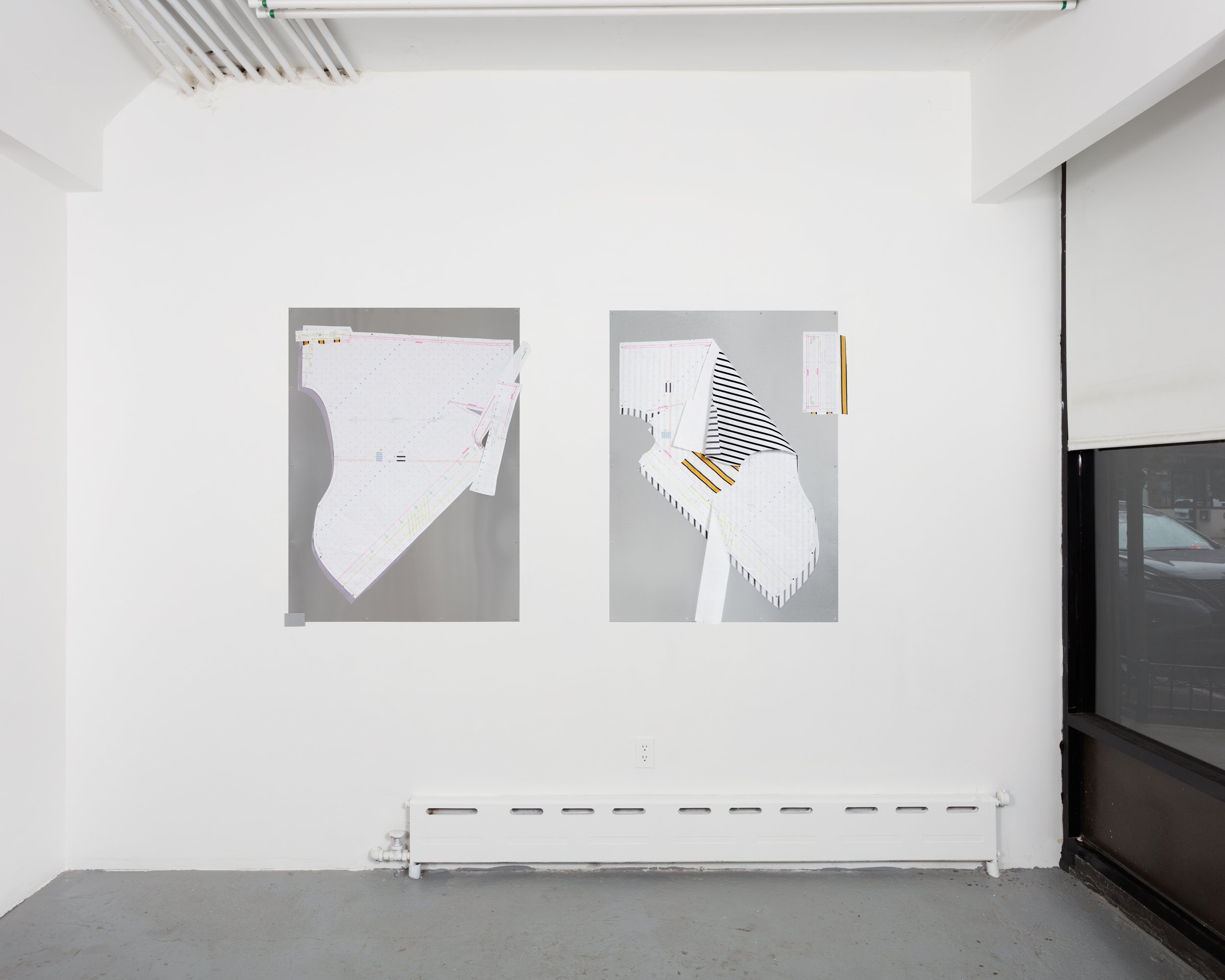2 x Self - installation view