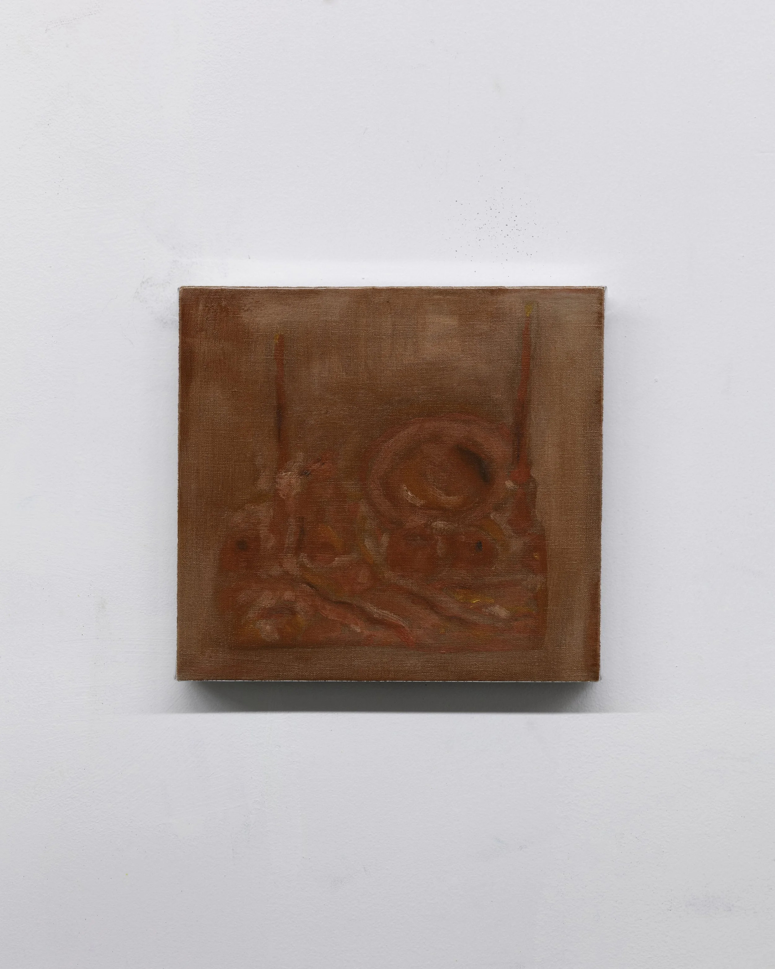 Jacob Muilenburg
Jag älskar dig
2026
Oil and vinyl fabric on linen
8 x 8.5 inches
20.32 x 21.59 cm
JM Z3

