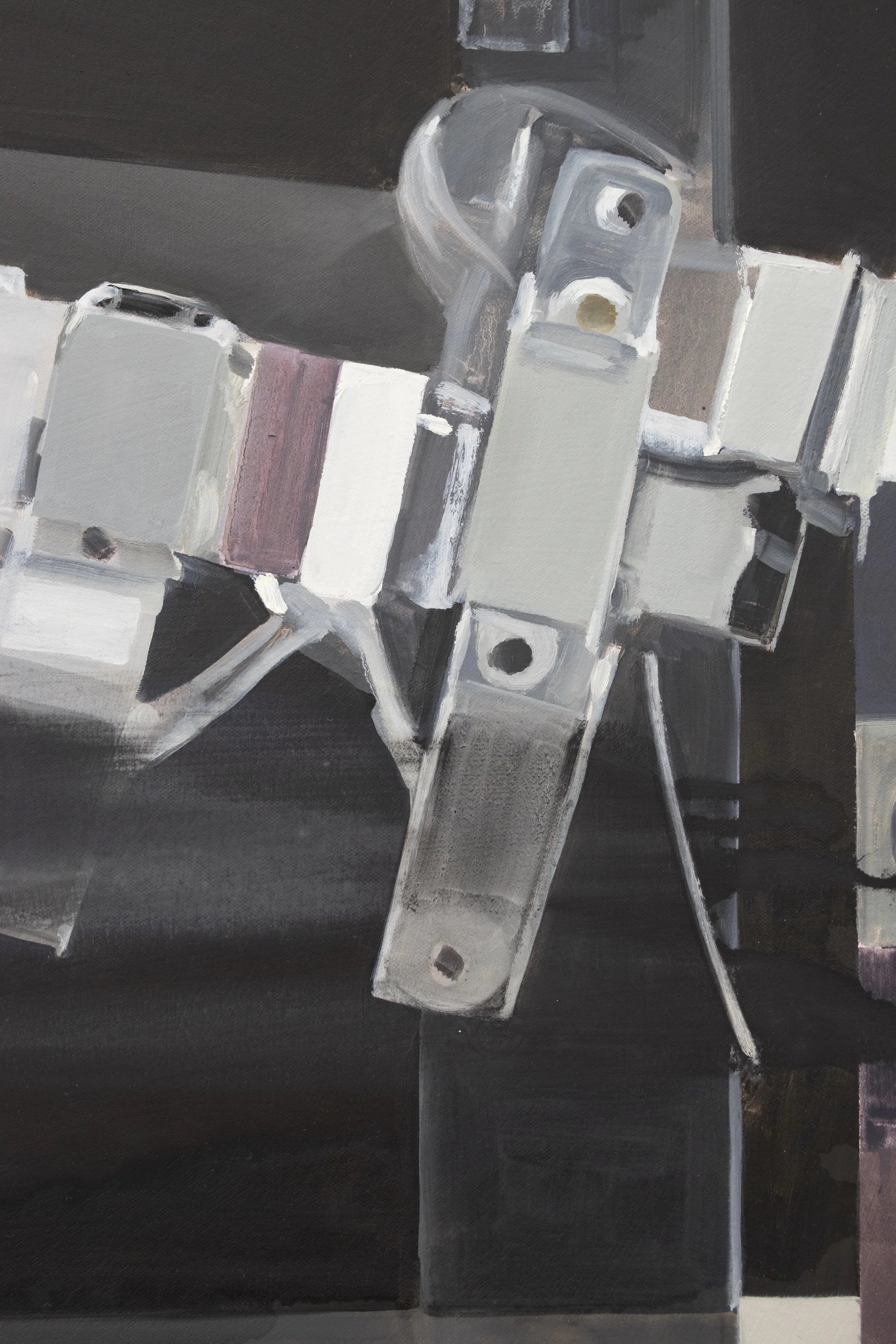 Parker Conrad  
Double Bind (detail), 2026
Oil on canvas
60 x 30 inches
152.4 x 76.2 cm