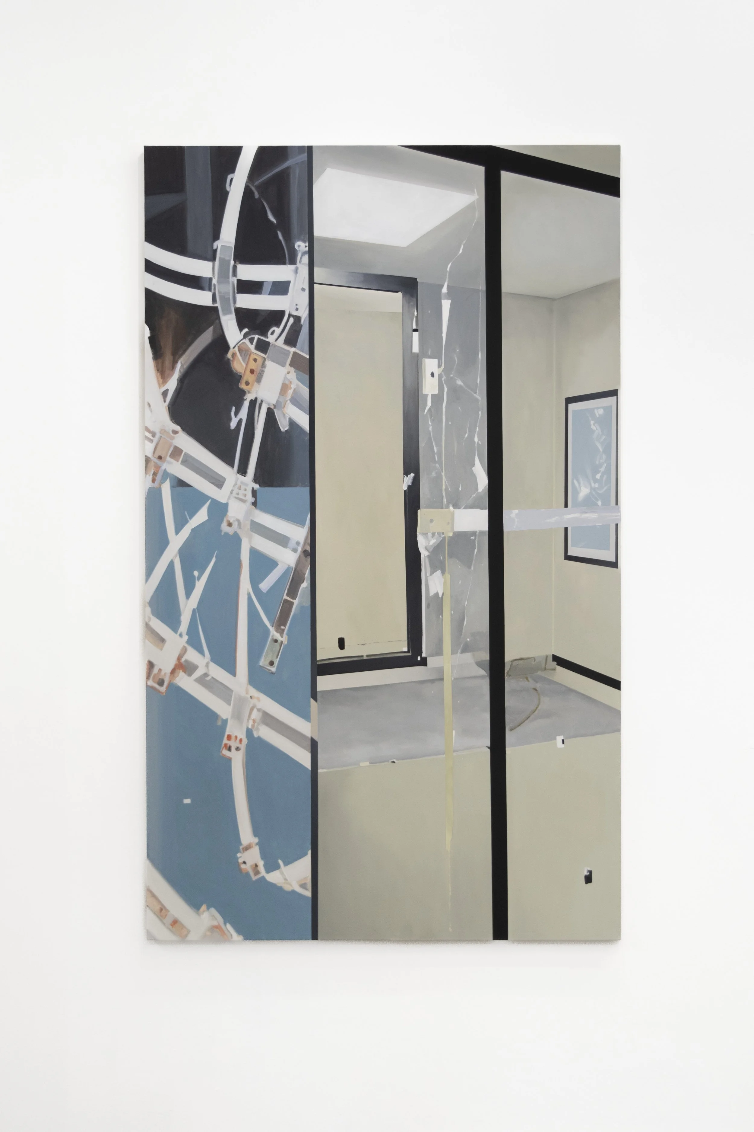  Augmented Reality Beige  
2026
Oil on canvas
60 x 36 inches
152.4 x 91.44 cm
PC Z5
