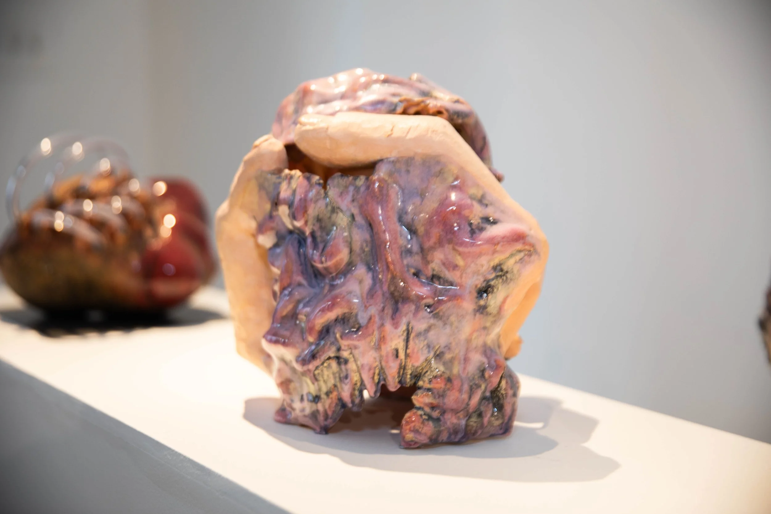 Patrick Bell
Untitled (detail)
2024
Ceramic, glaze, paint, enamel
10 x 10 x 7.5 in
25.4 x 25.4 x 19.05