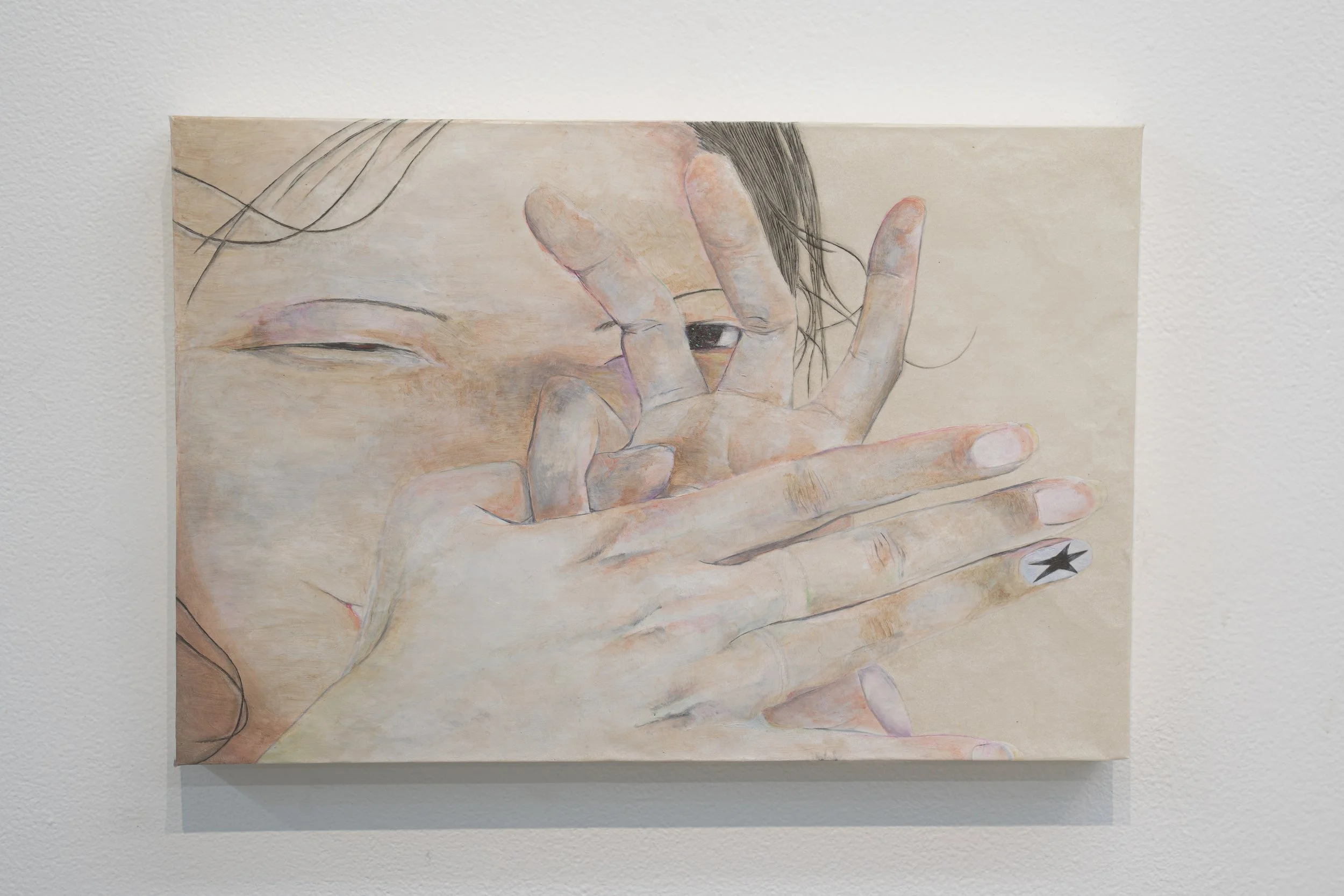 Jin Mateo Kim
Cheap Trick, 2025
Oil on Mulberry
9 x 12 inches
22.86 x 30.48 cm