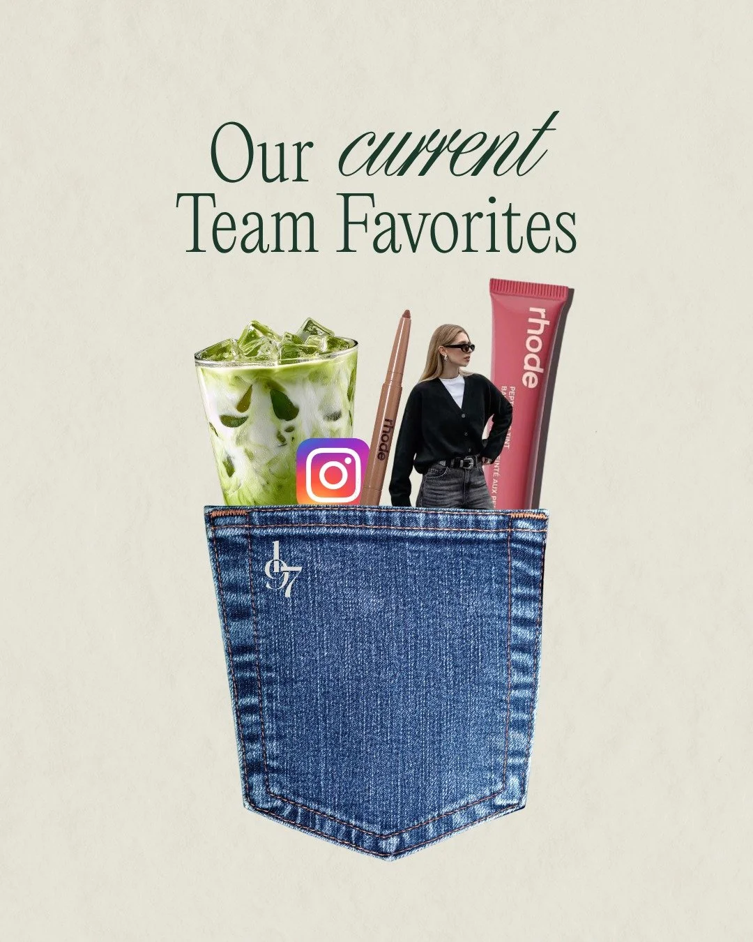 our current team favorites.

just what we&rsquo;re into lately, and somehow it always makes its way into the work.

same taste level, different obsessions.

#creativeagency #brandbuilding #socialmediaagency #behindthescenes