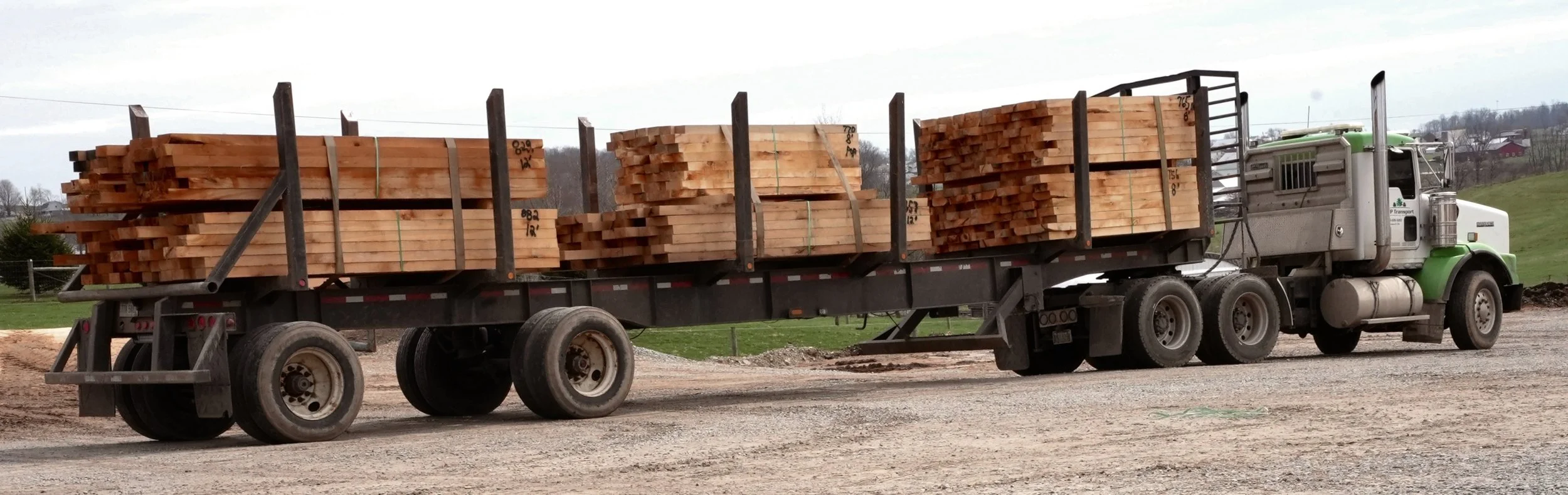 Incoming lumber