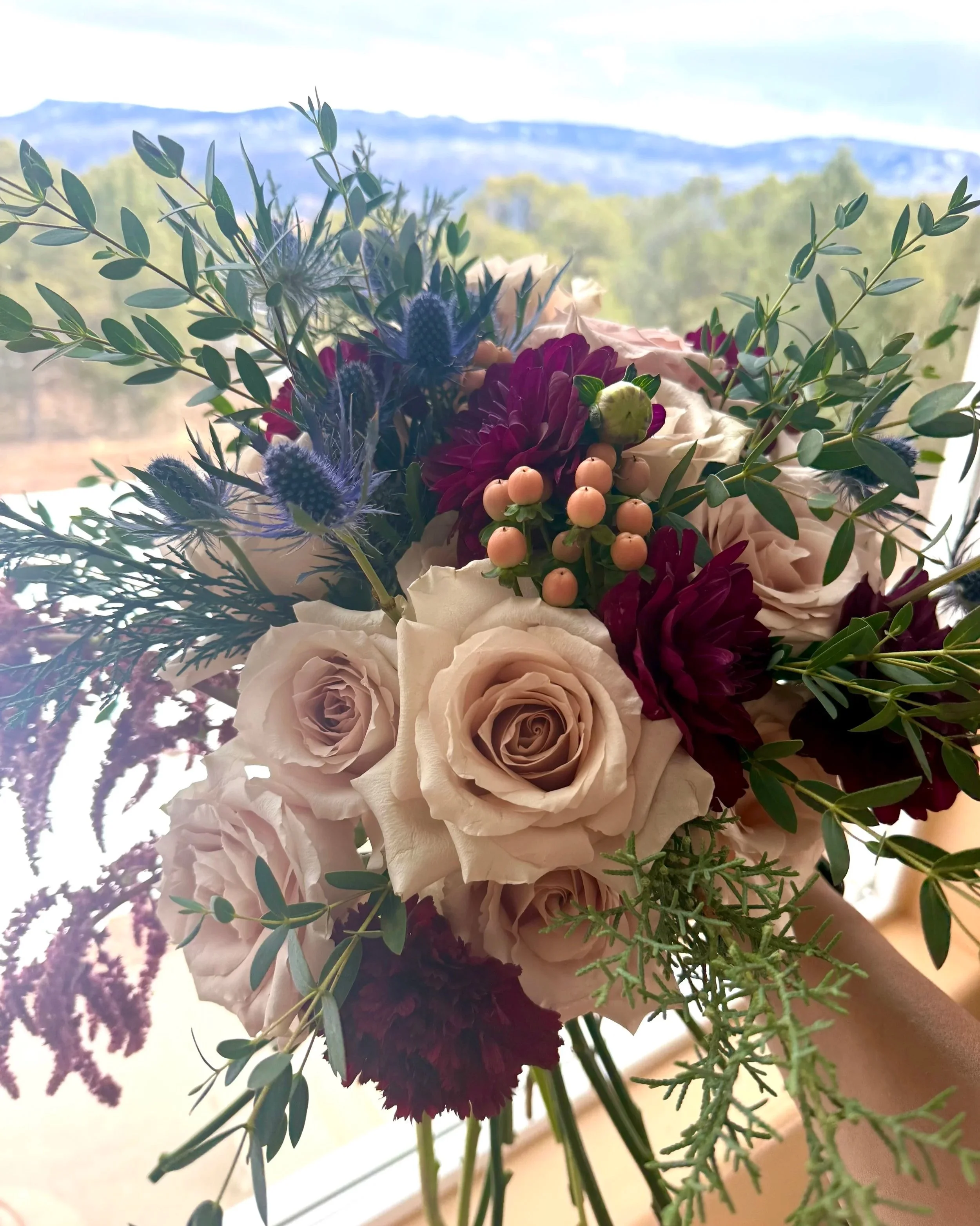 Elopement Flowers in Ridgway, Colorado