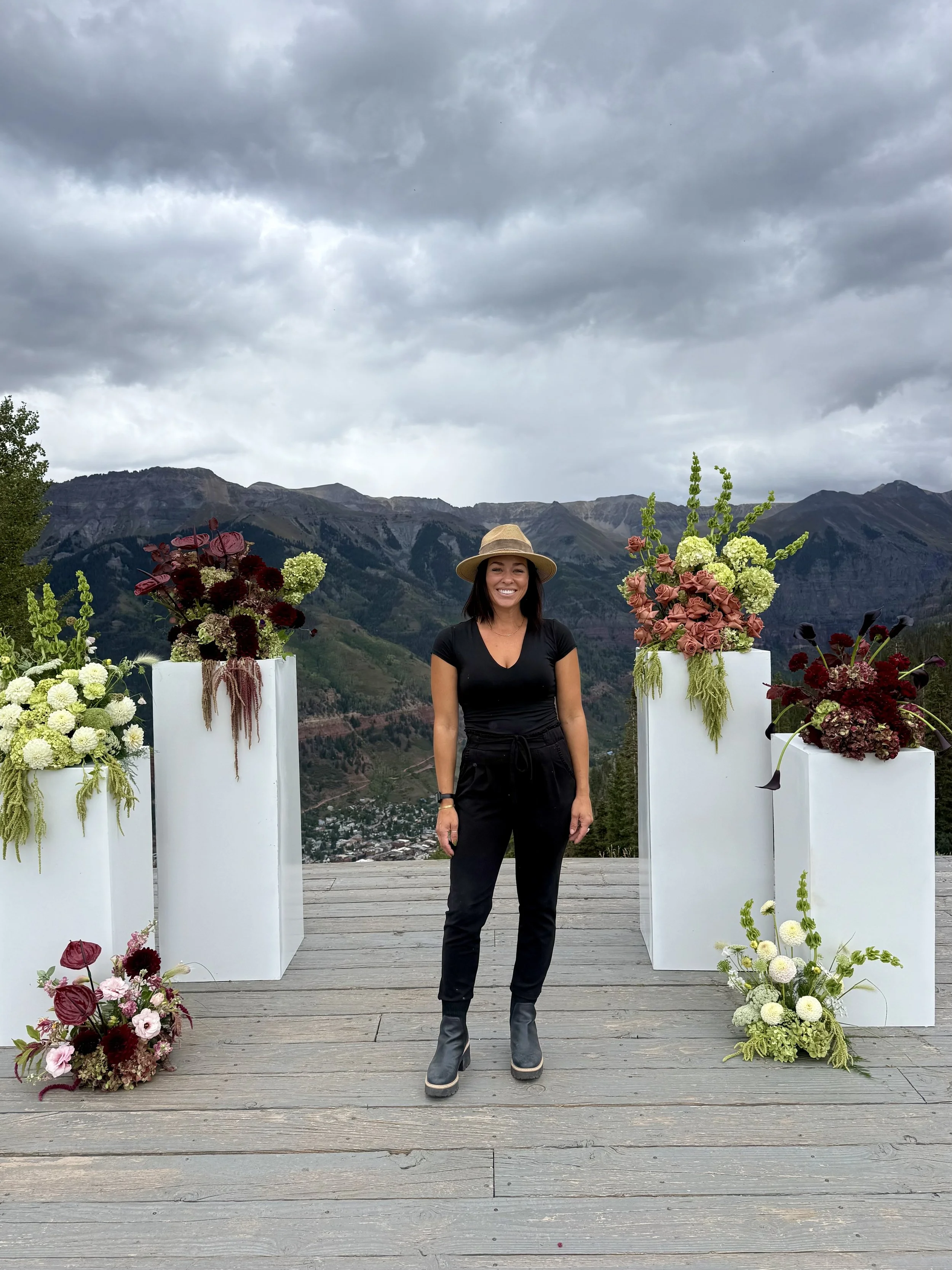 Wedding at San Sofia Overlook in Telluride, Colorado